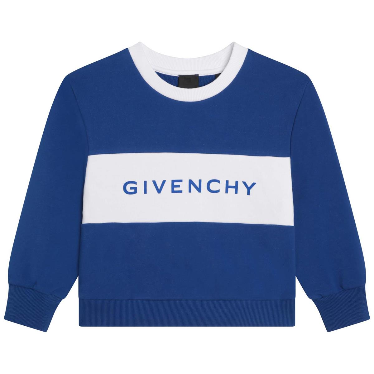 Boys Blue Logo Sweatshirt