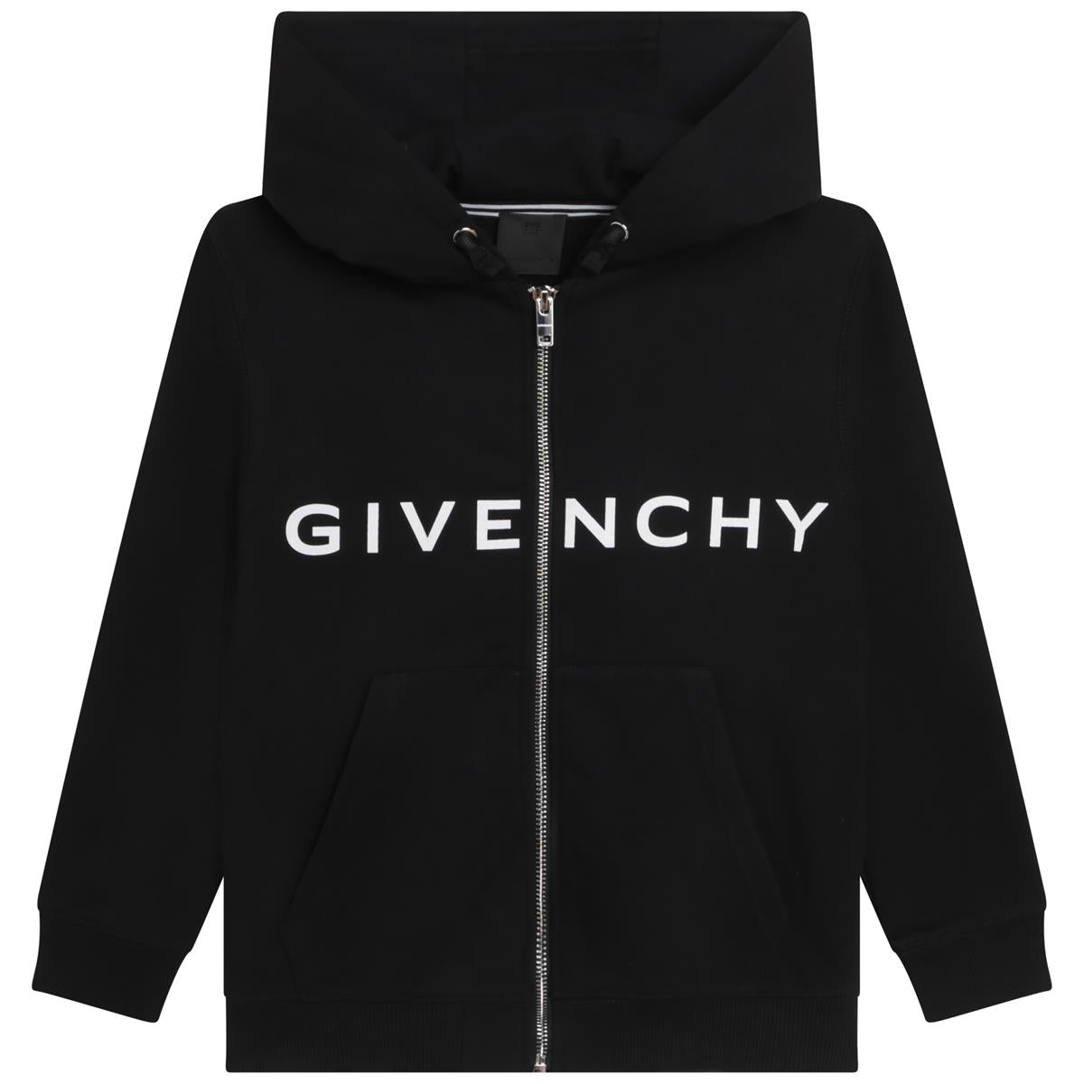 Boys & Girls Black Hooded Sweatshirt