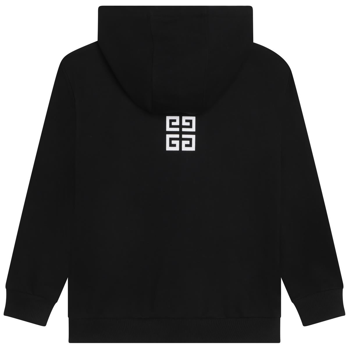 Boys & Girls Black Hooded Sweatshirt