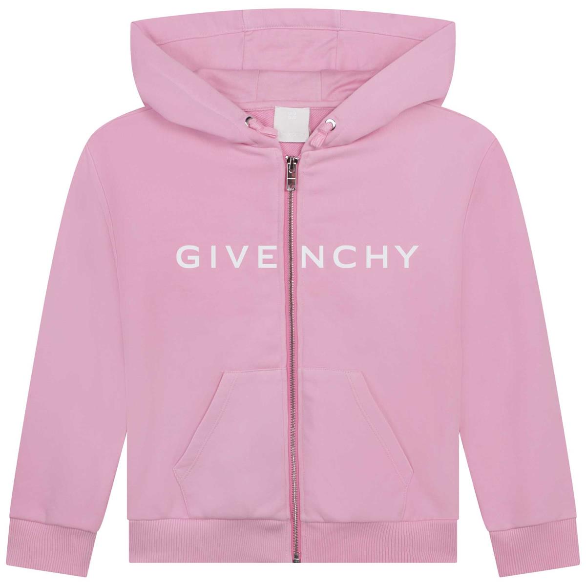 Boys & Girls Pink Hooded Sweatshirt