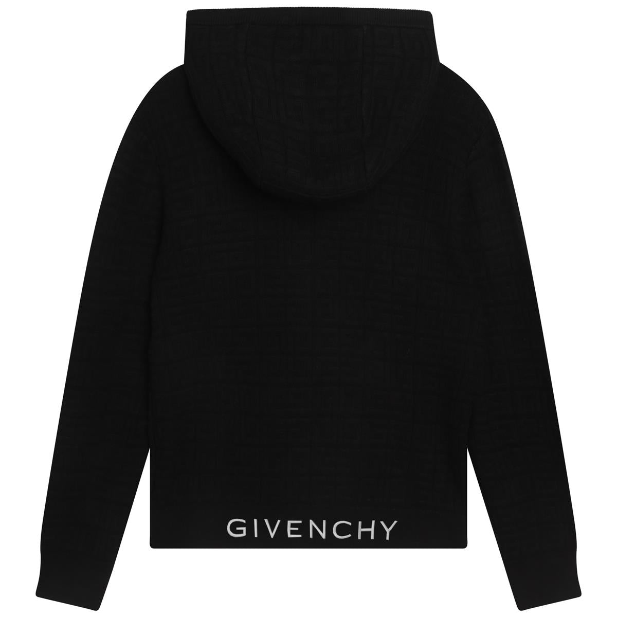 Boys & Girls Black Hooded Sweatshirt