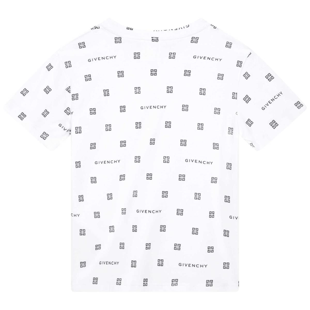 Boys White Cotton T-Shirt