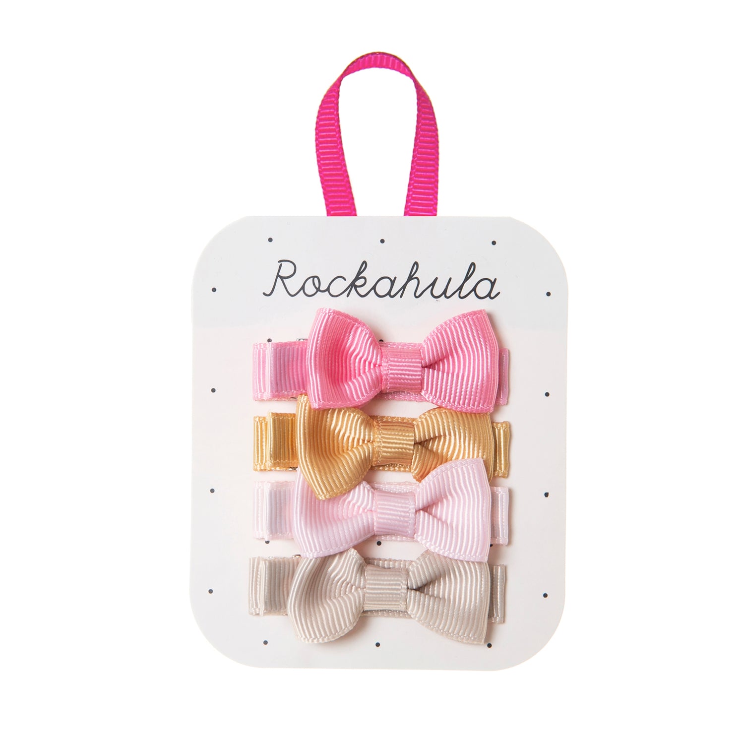 Magical Forest Mini Grosgrain Bow Clips