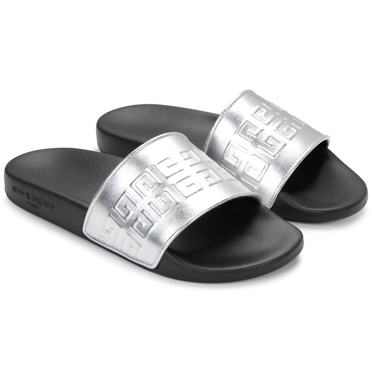 Boys & Girls Grey Logo Sandals