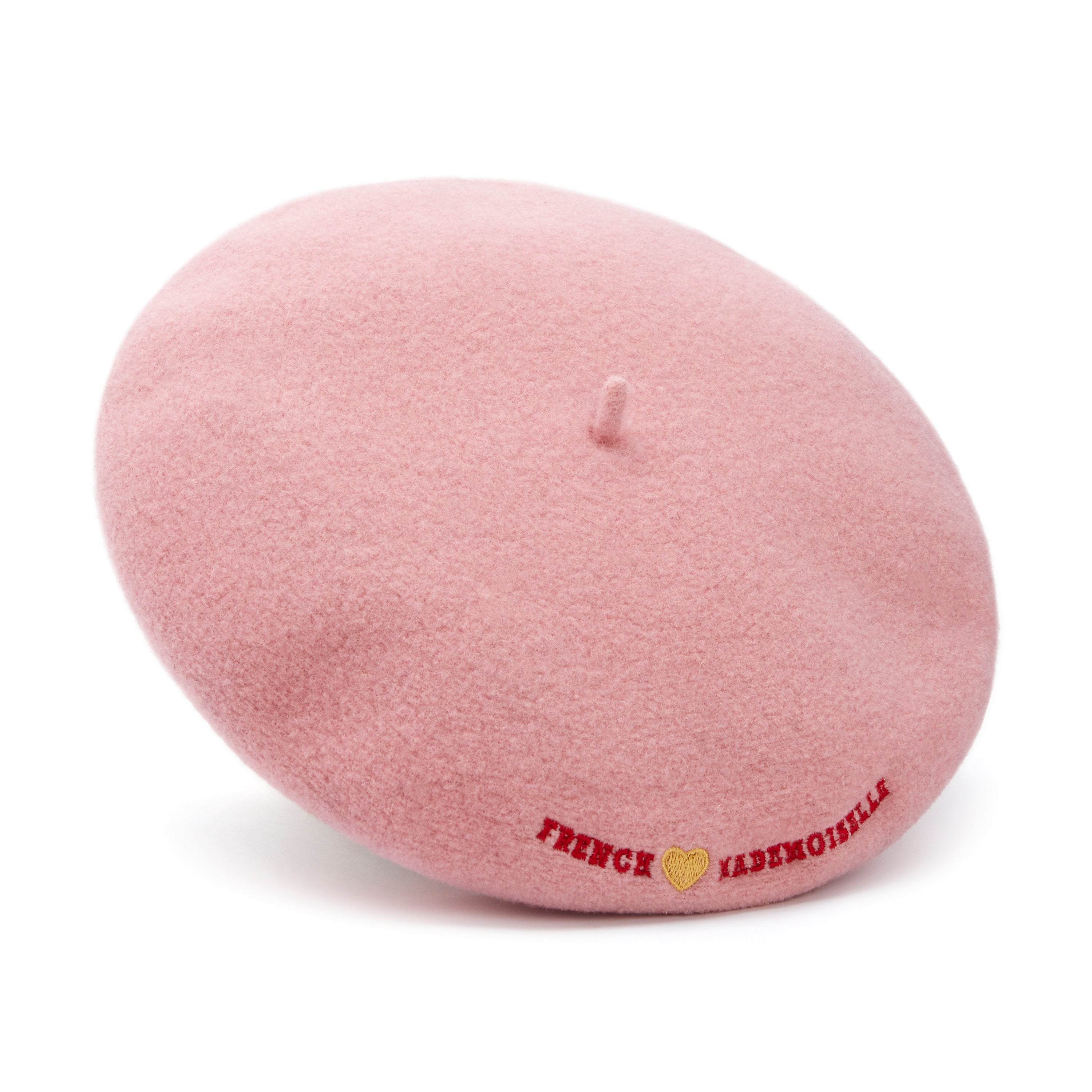 Girls Pink Wool Beret