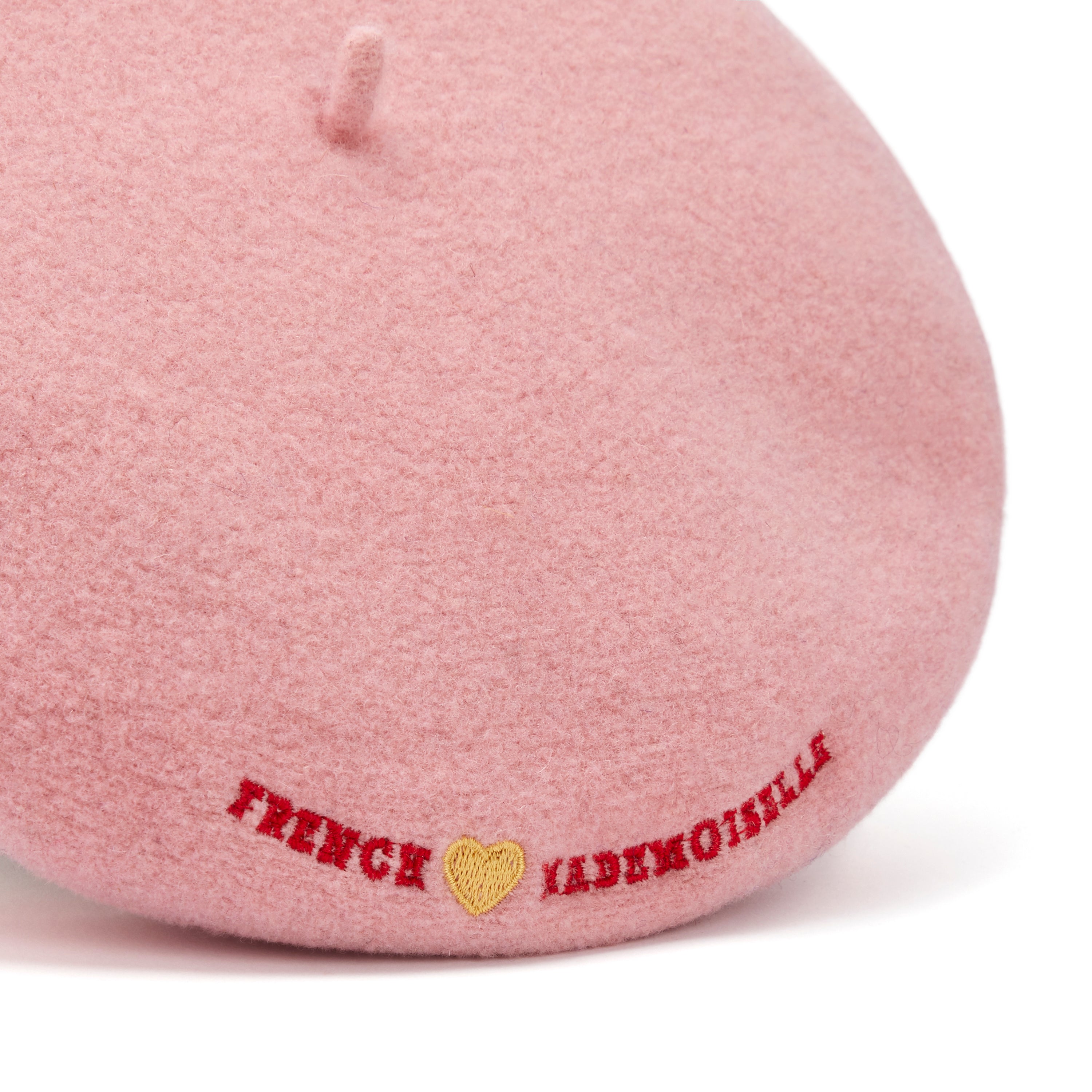 Girls Pink Wool Beret