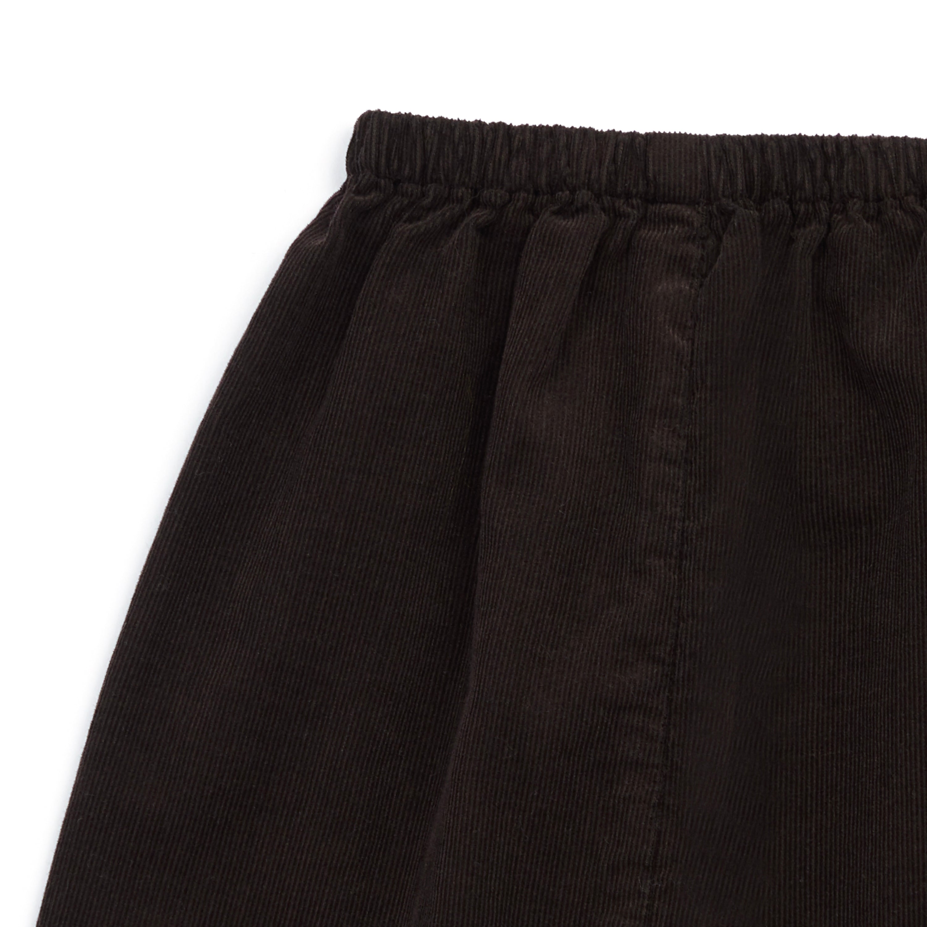 Baby Boys & Girls Dark Brown Cotton Trousers