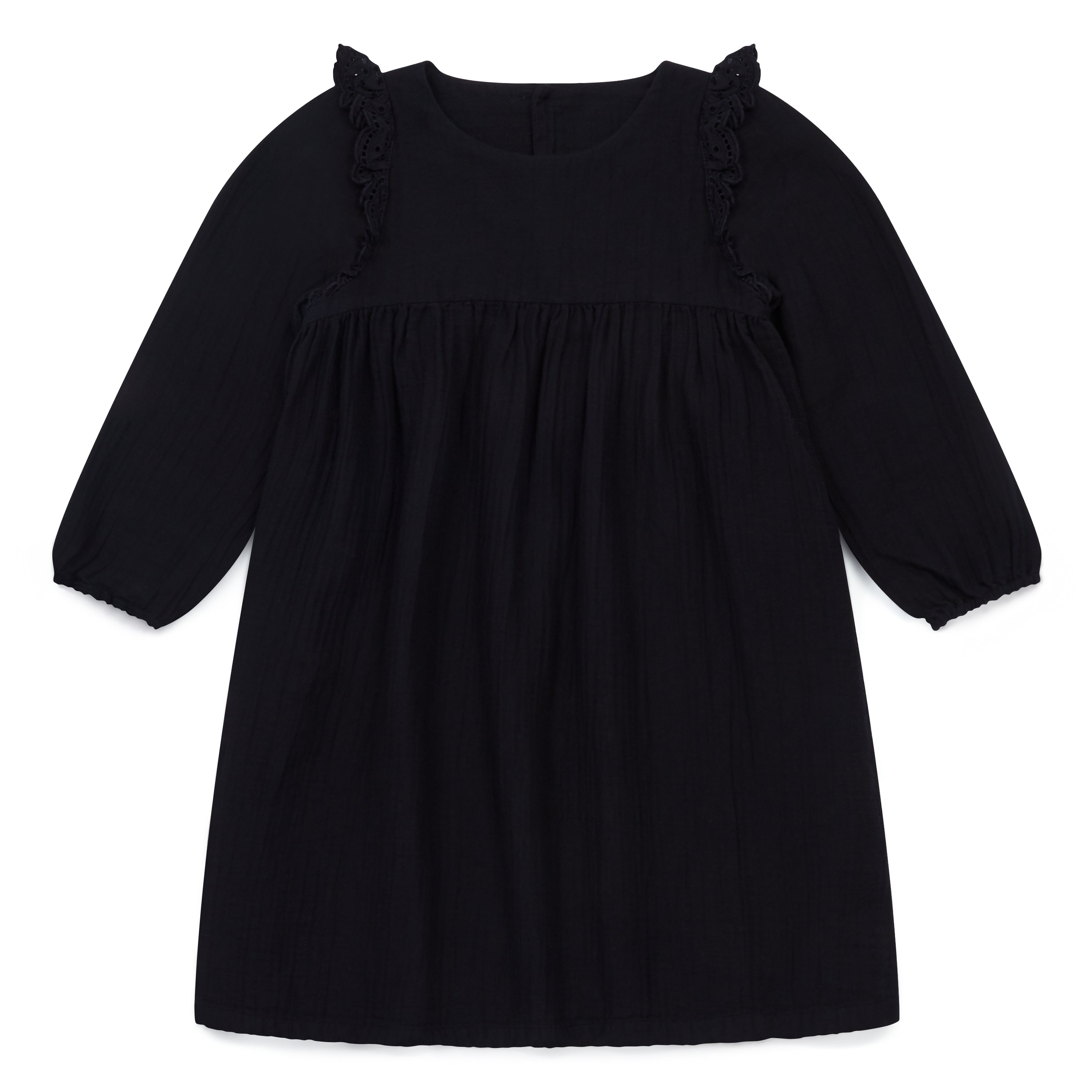 Girls Blue Cotton Dress