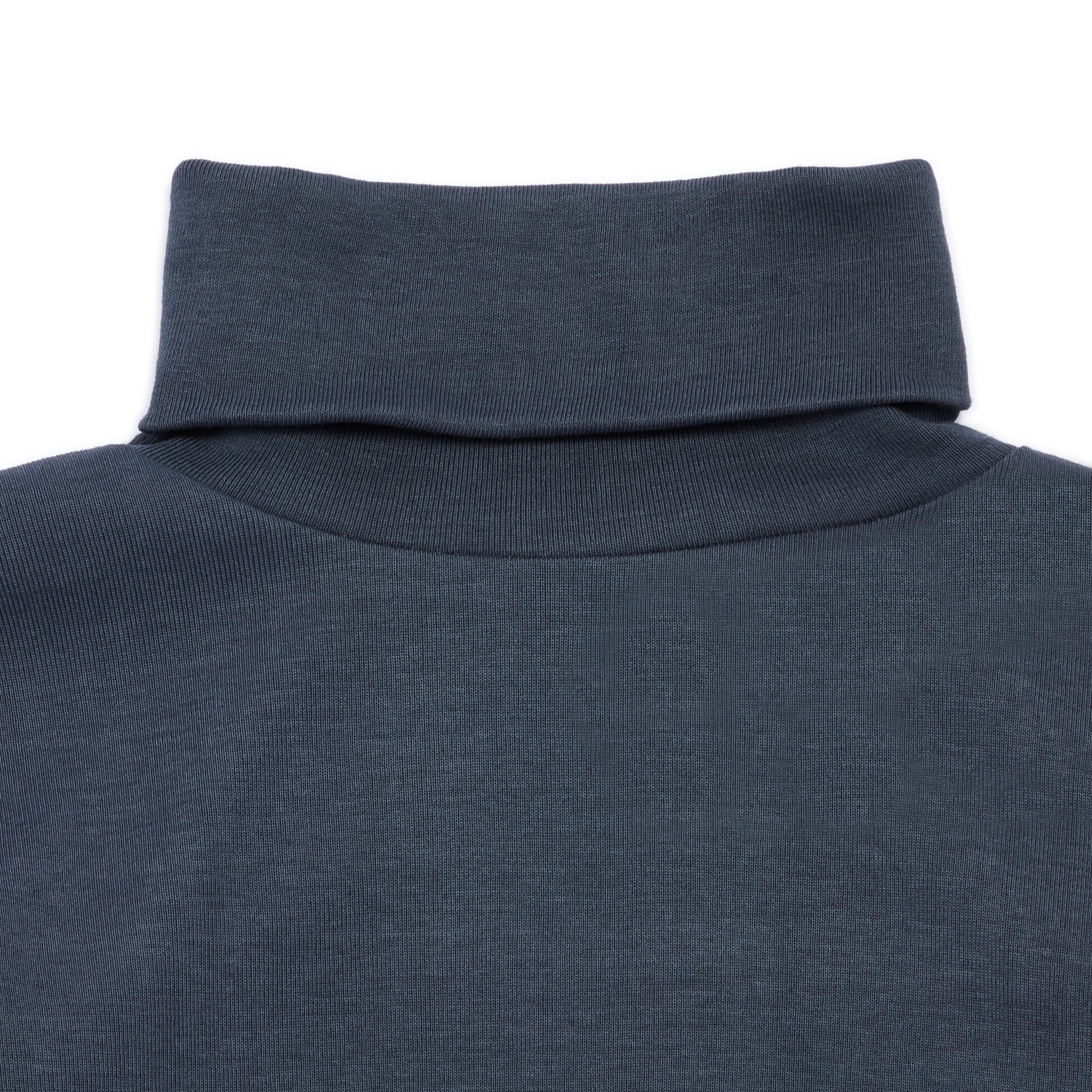 Boys Dark Grey Turtleneck Cotton Top