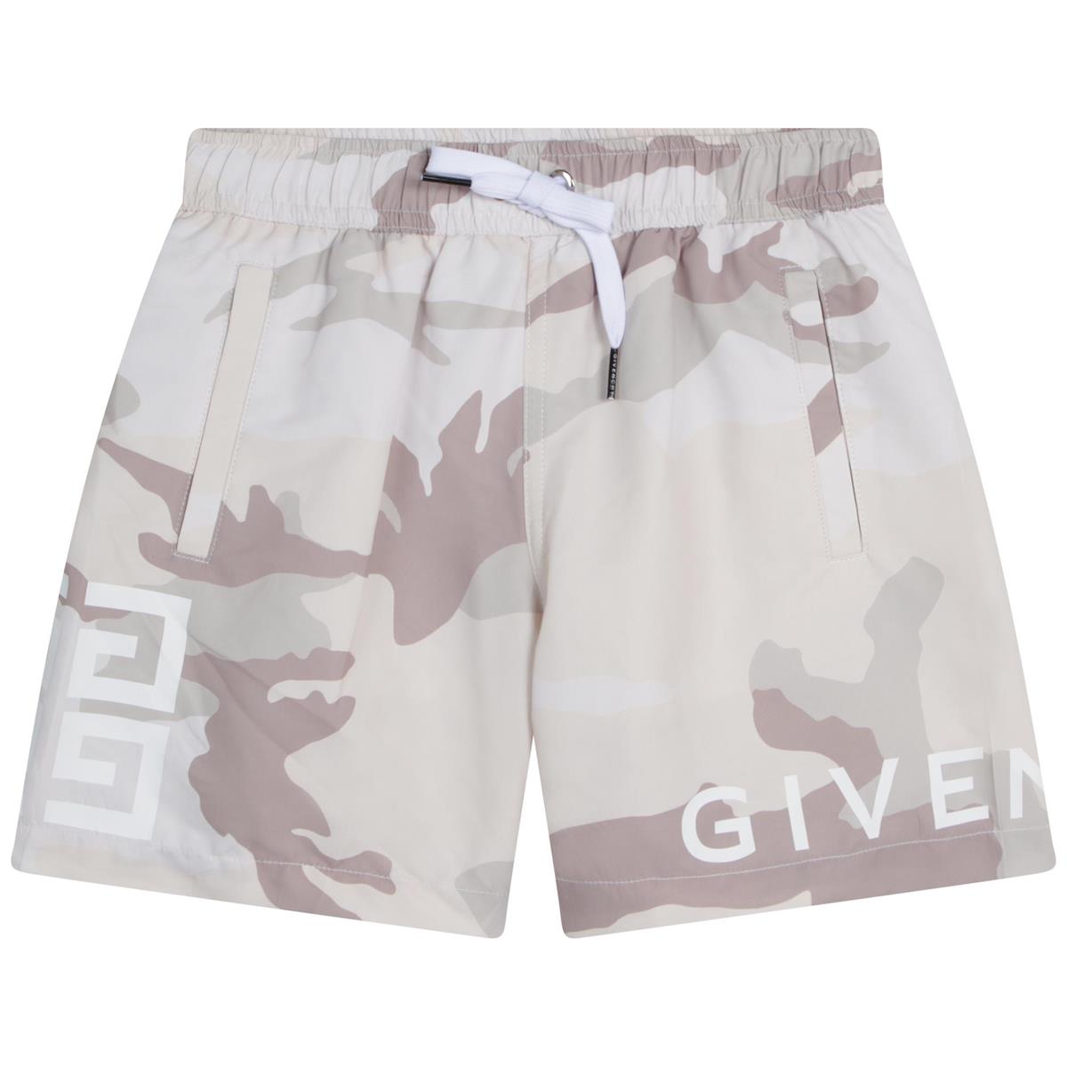 Boys Beige Swim Shorts