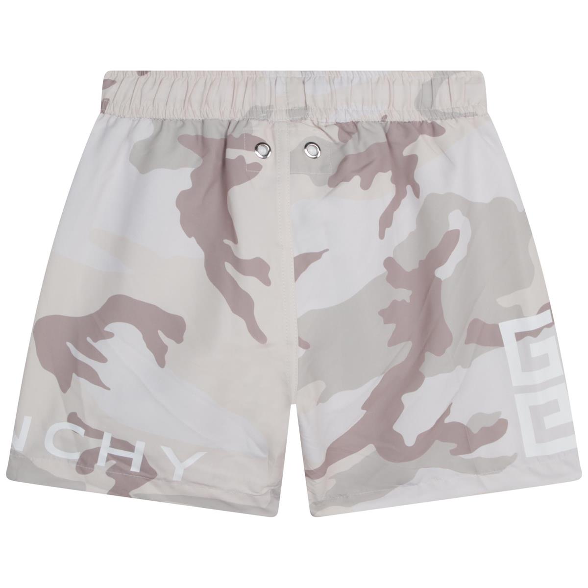 Boys Beige Swim Shorts