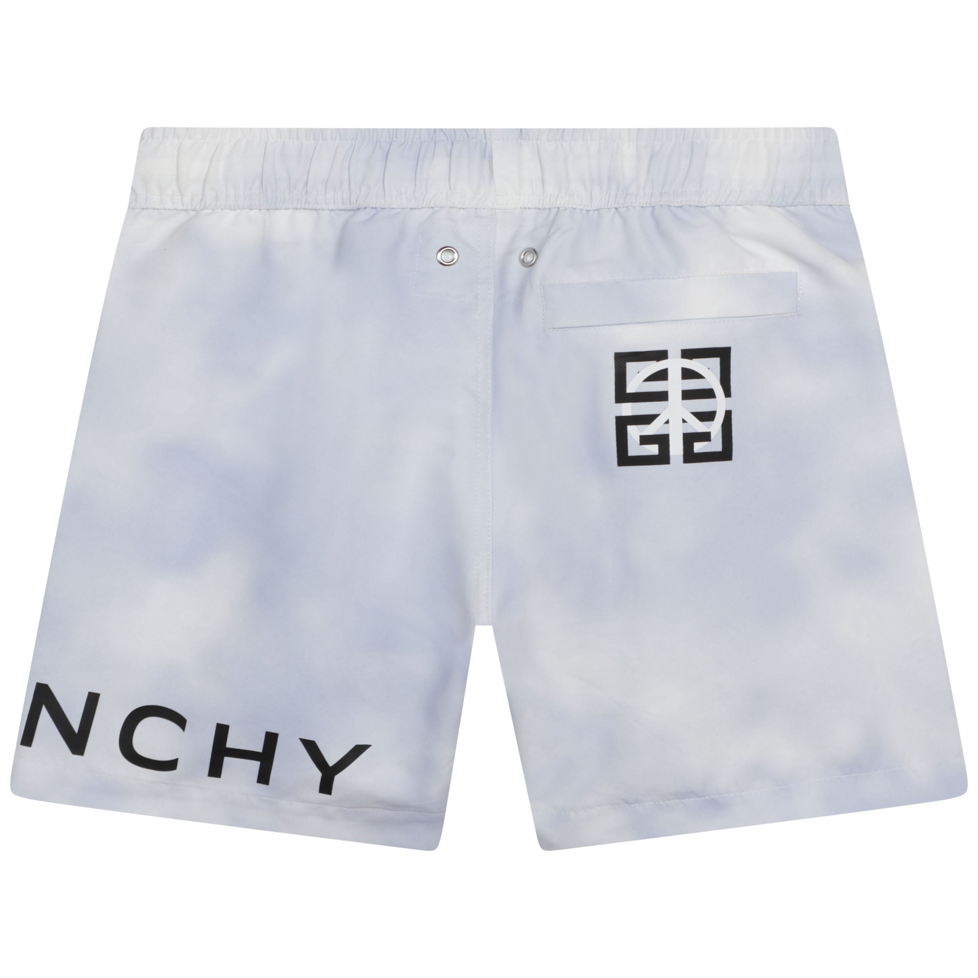 Boys White Logo Swim Shorts