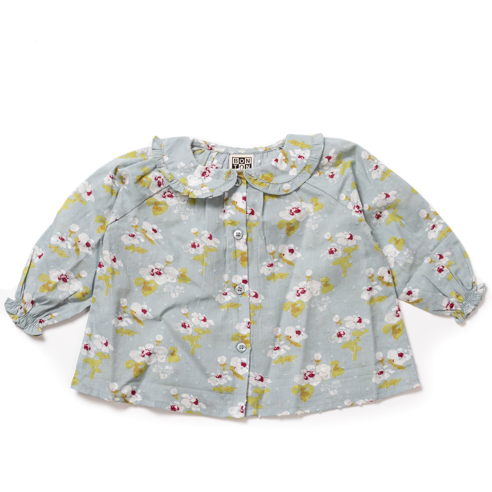 Baby Girls Fleur Peinte Cotton Blouse