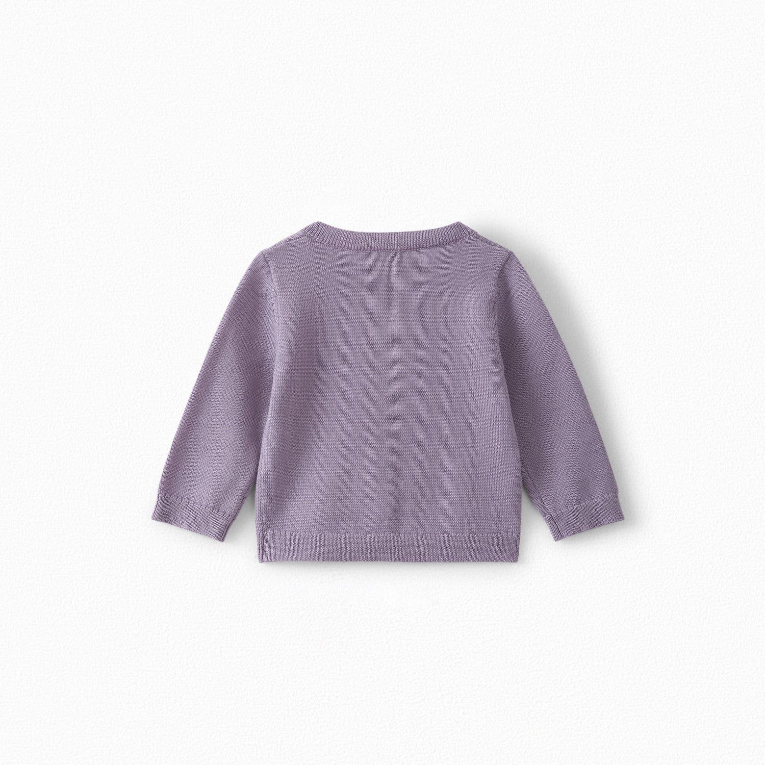 Baby Girls Violet Wool Cardigan