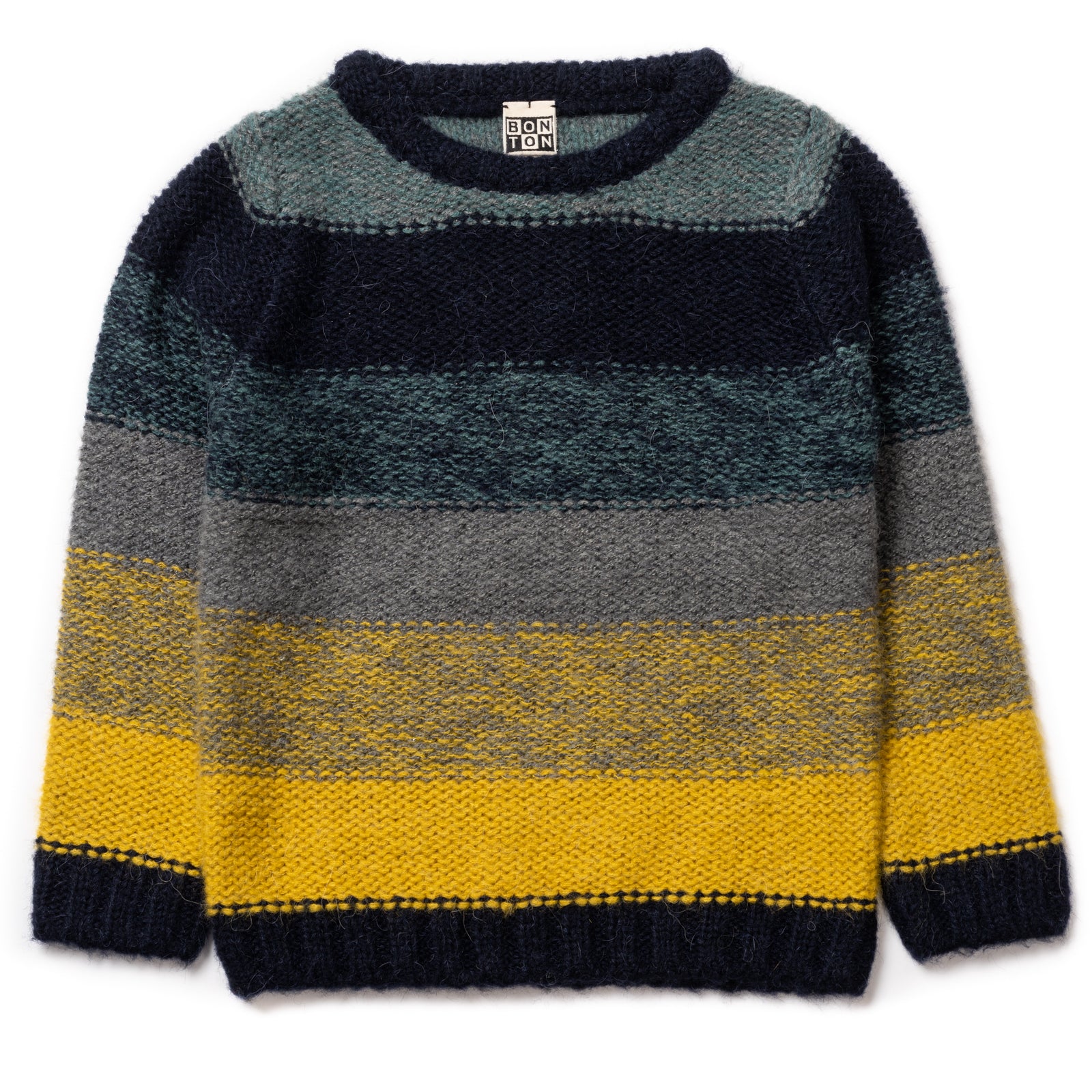 Boys Blue Stripe Jumper