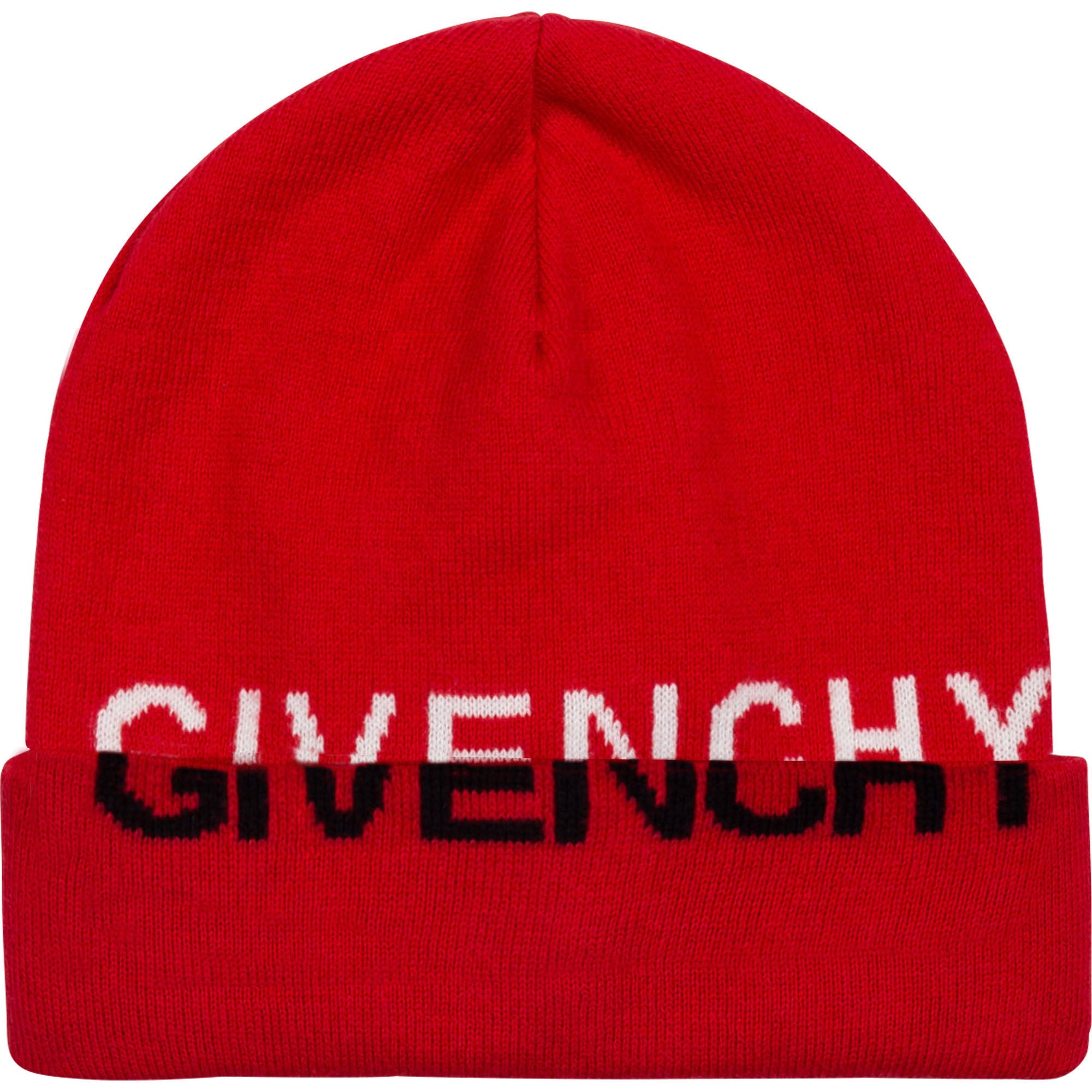 Boys Red Logo Cotton Hat