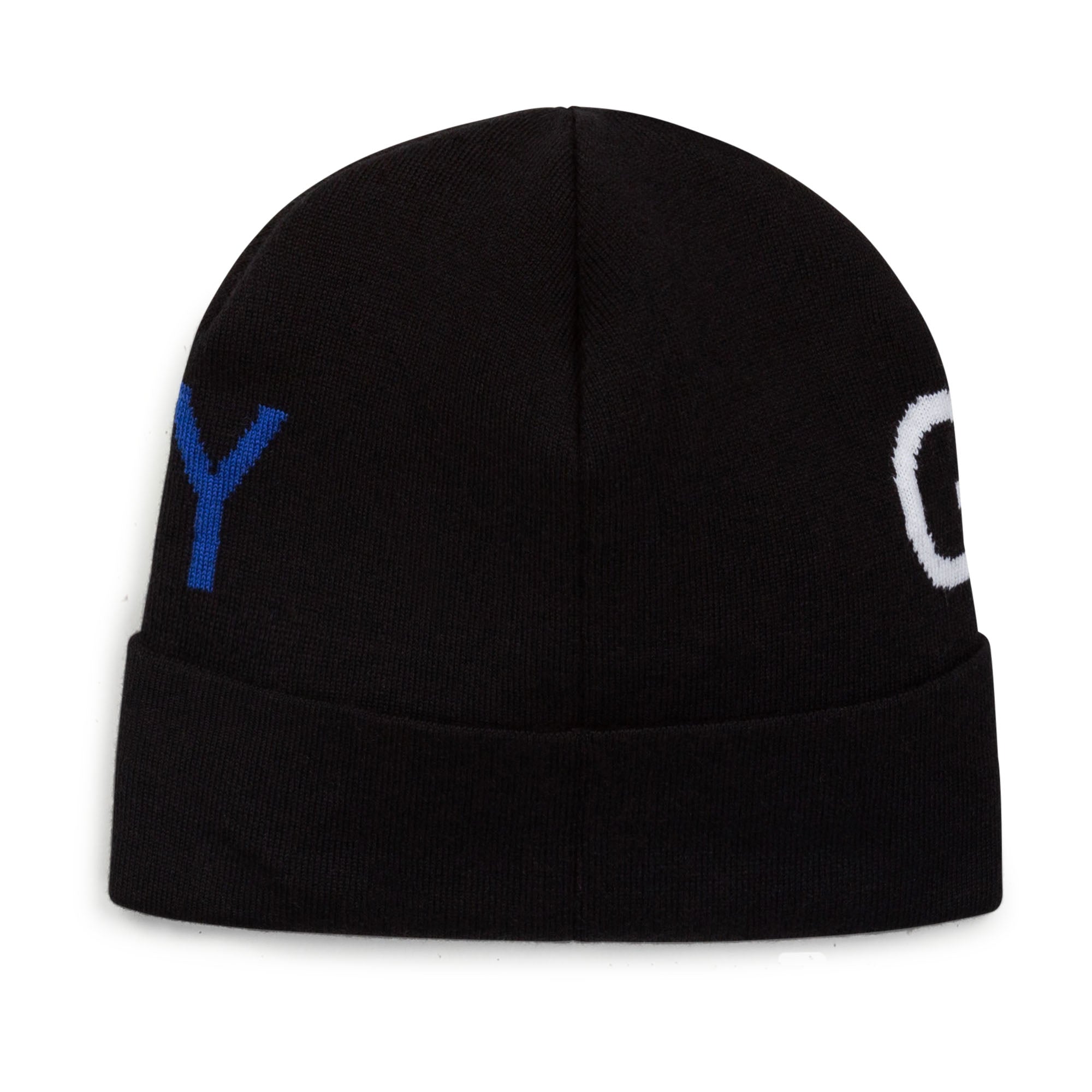 Boys Black Logo Wool Hat