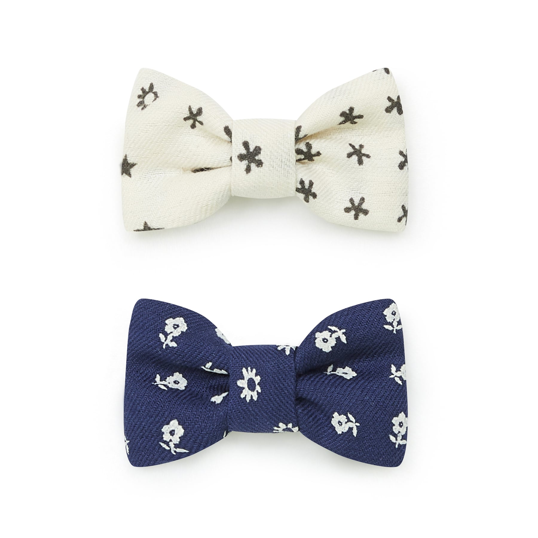 Girls Blue Floral Hair Clips