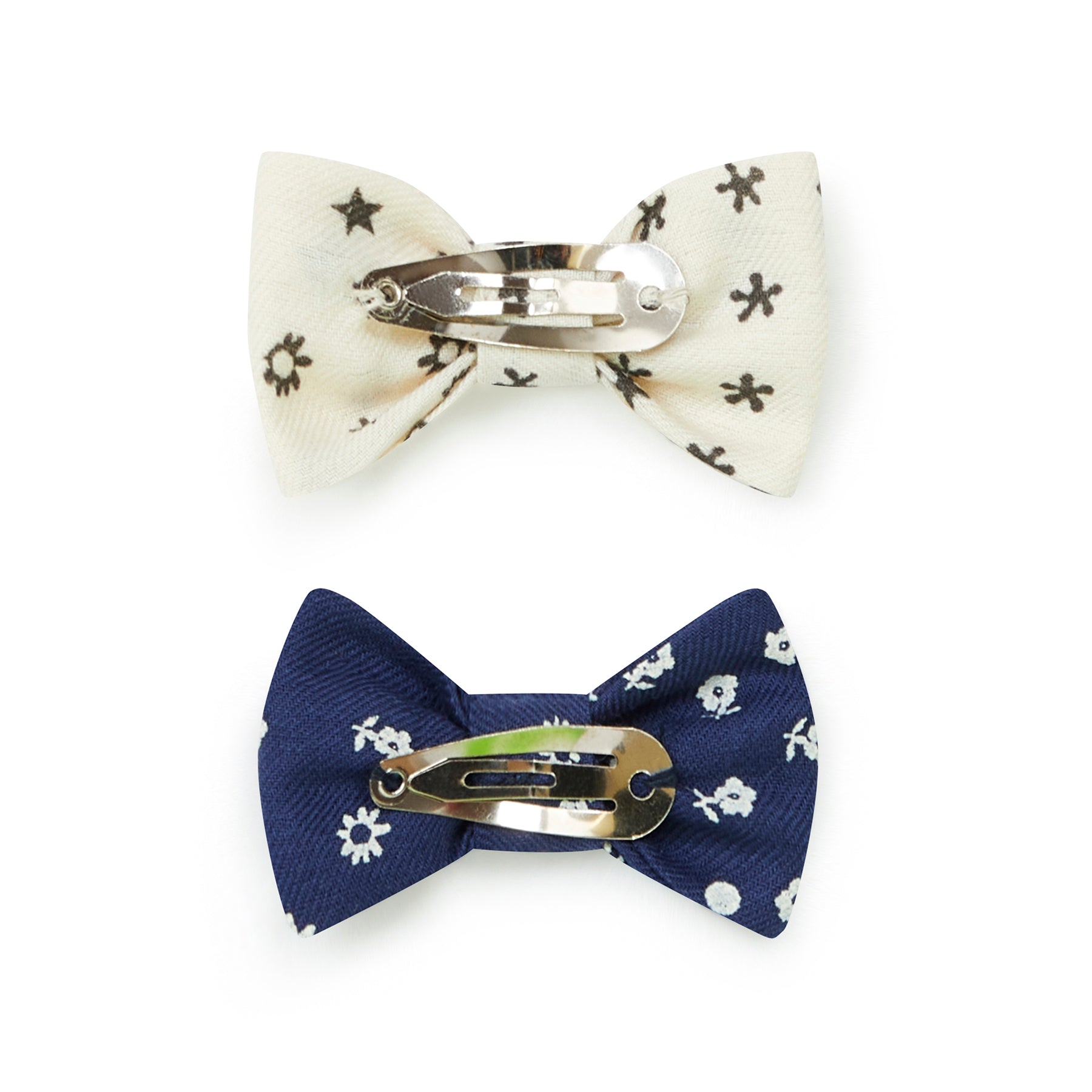 Girls Blue Floral Hair Clips