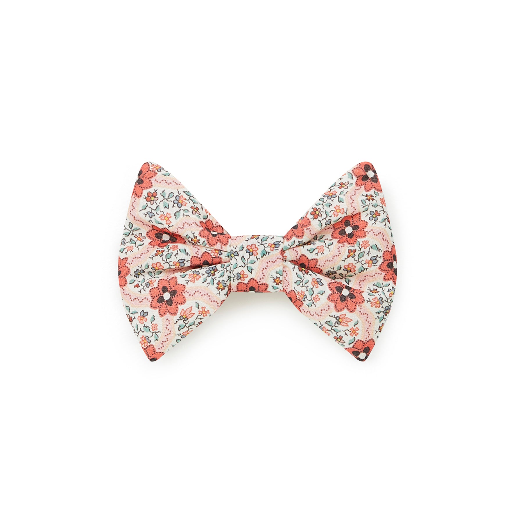 Girls Pink Floral Hair Clips