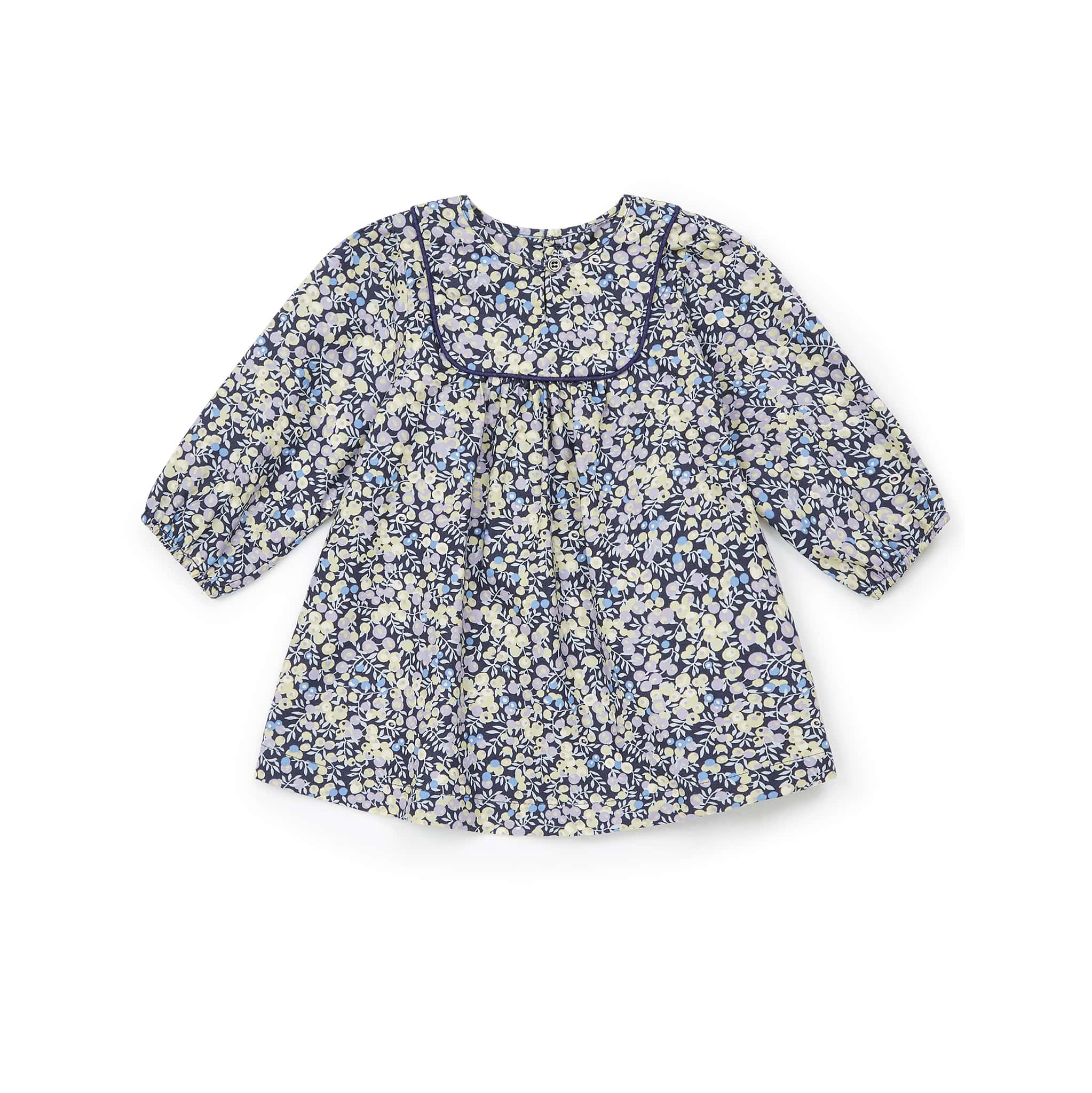 Baby Girls Violet Cotton Dress