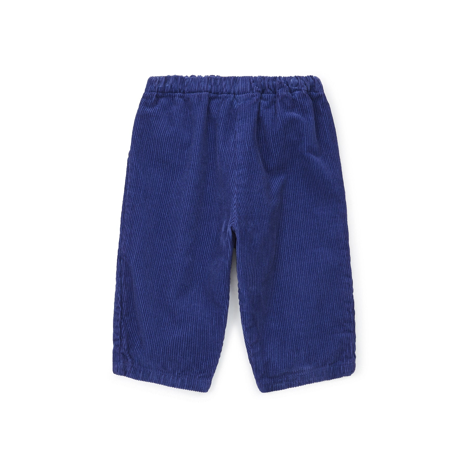 Baby Boys & Girls Blue Velvet Trousers