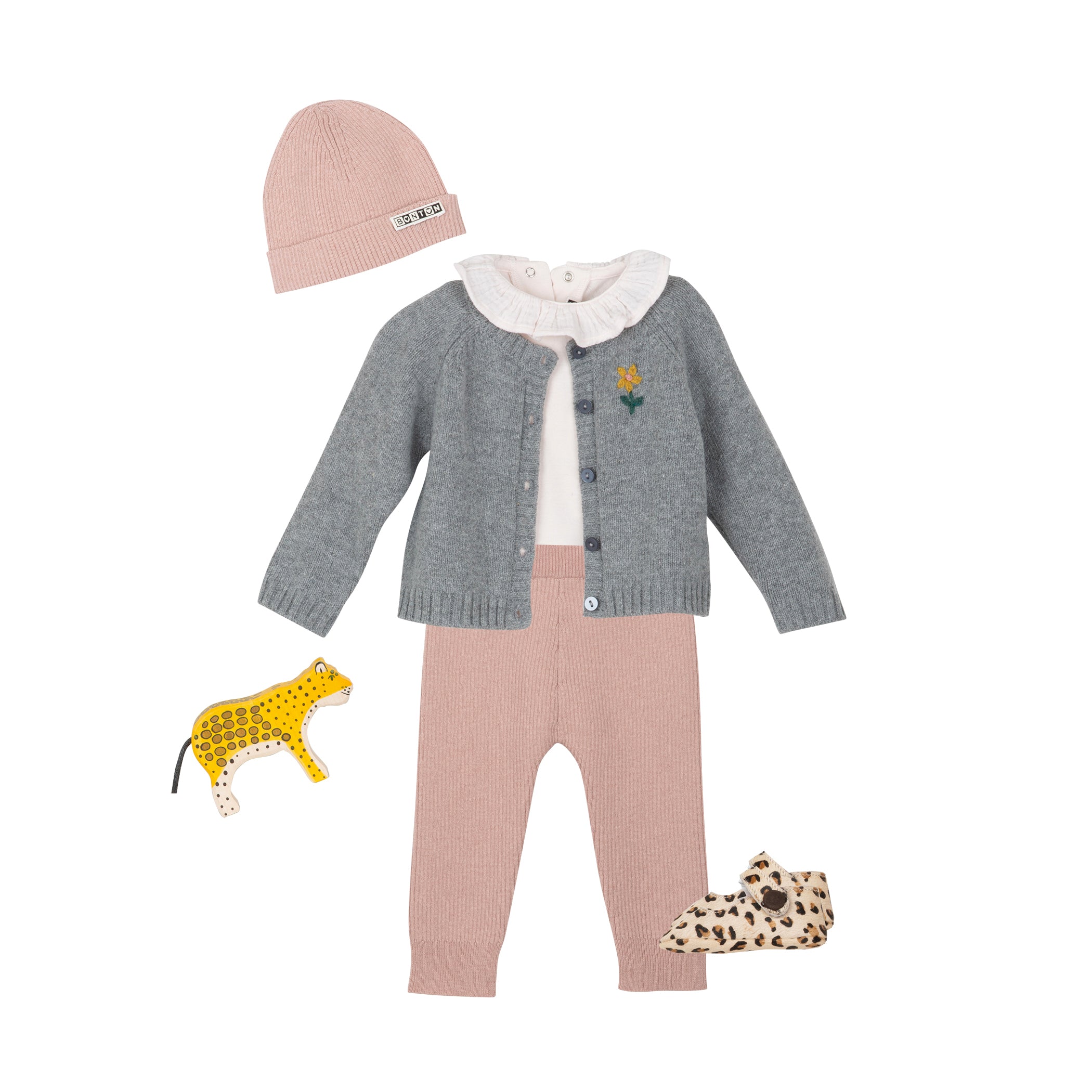 Baby Girls Grey Cardigan