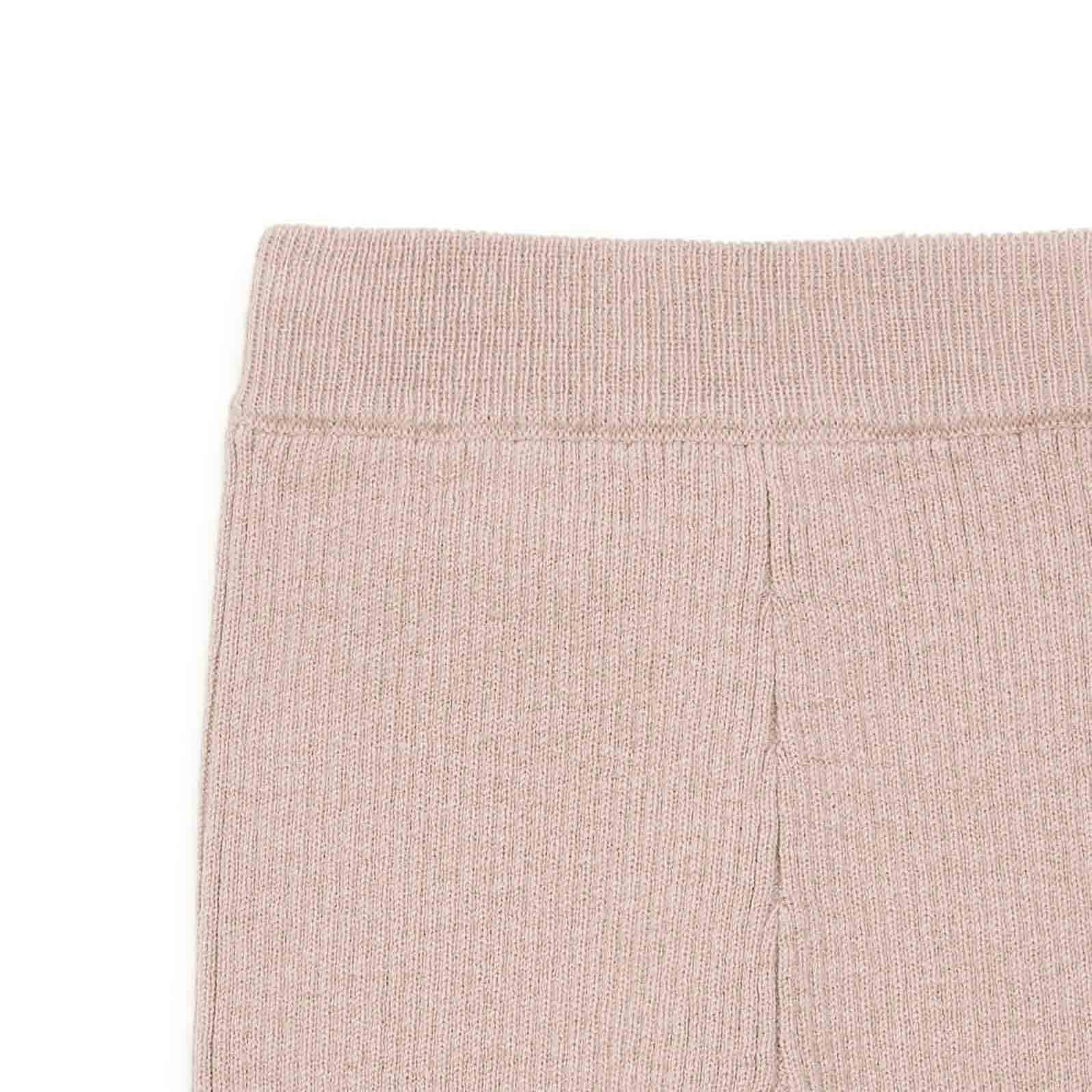 Baby Girls Pink Wool Leggings