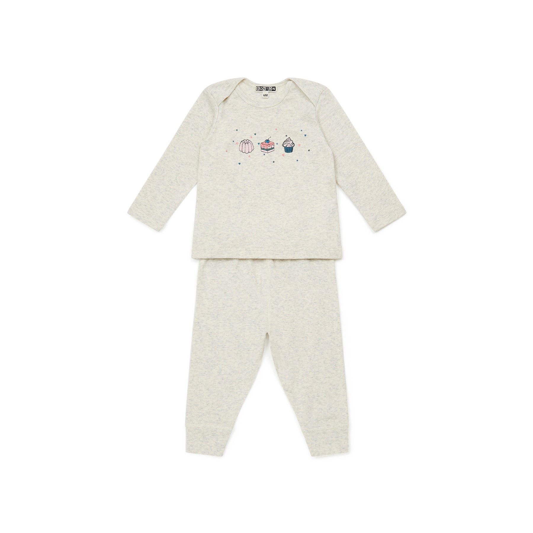 Baby Boys & Girls Grey Cotton Set