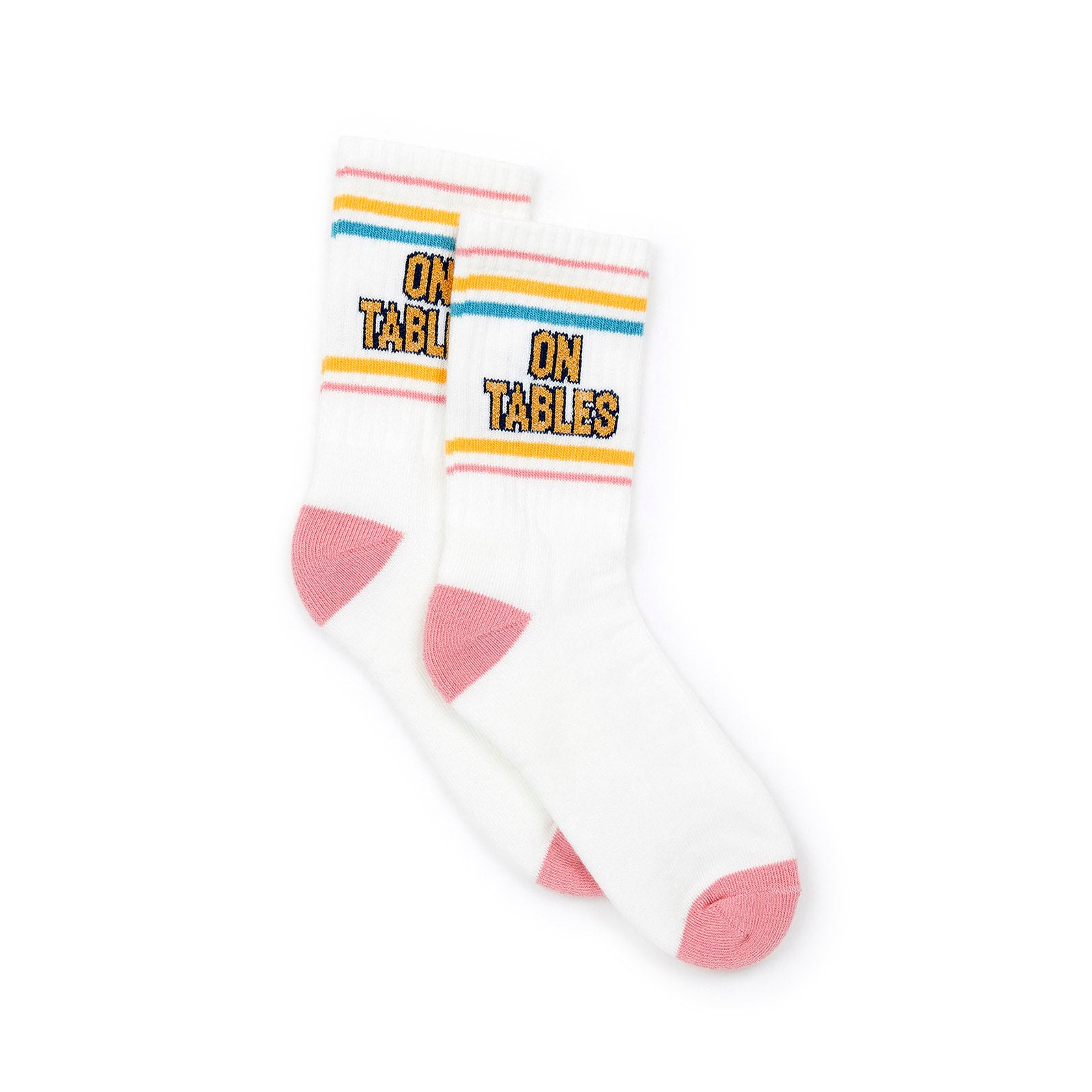 Girls White Logo Cotton Socks