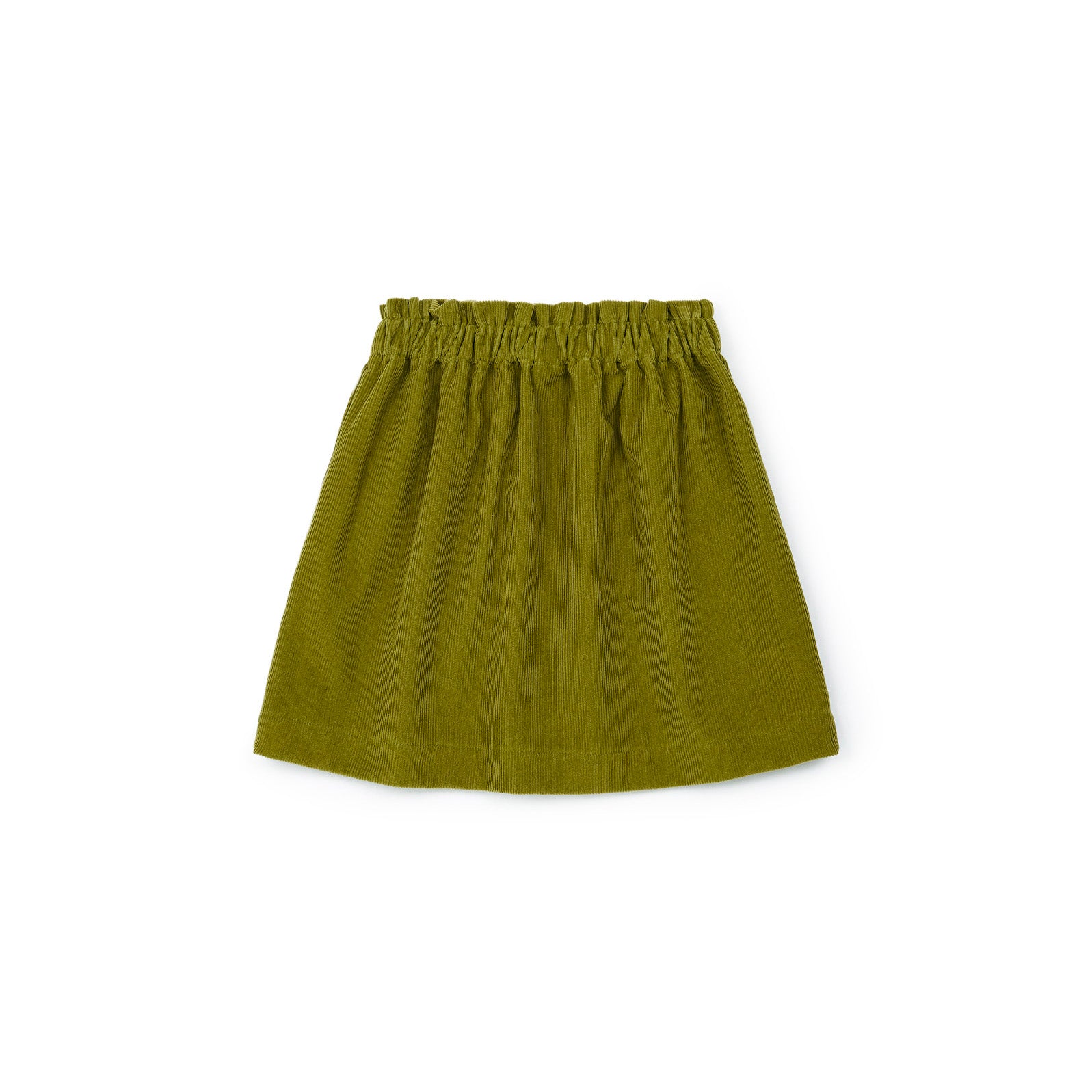 Girls Green Corduroy Skirt