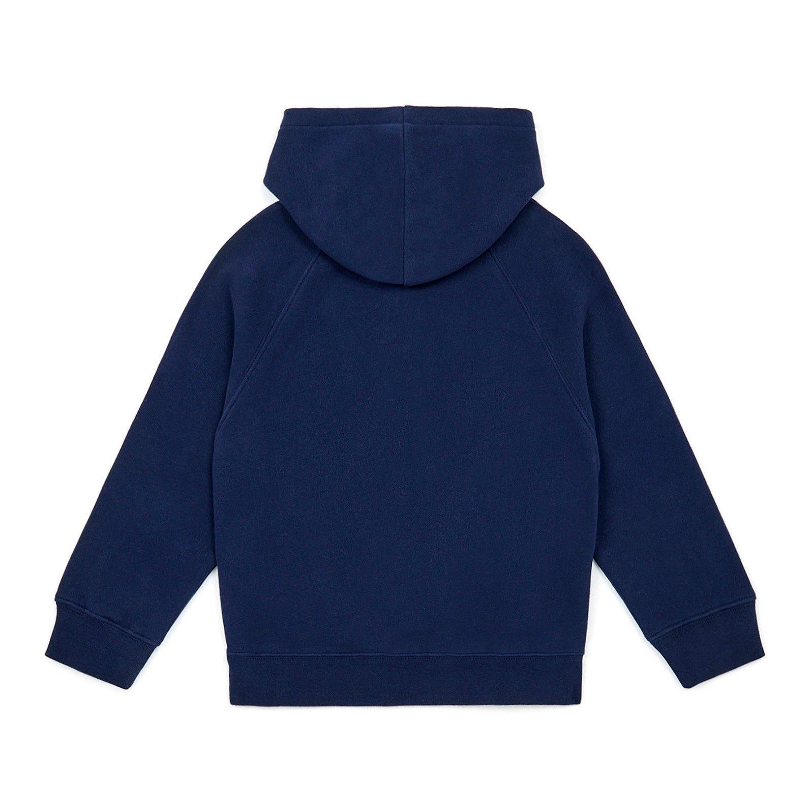 Boys Navy Logo Hooded Sweatshirt