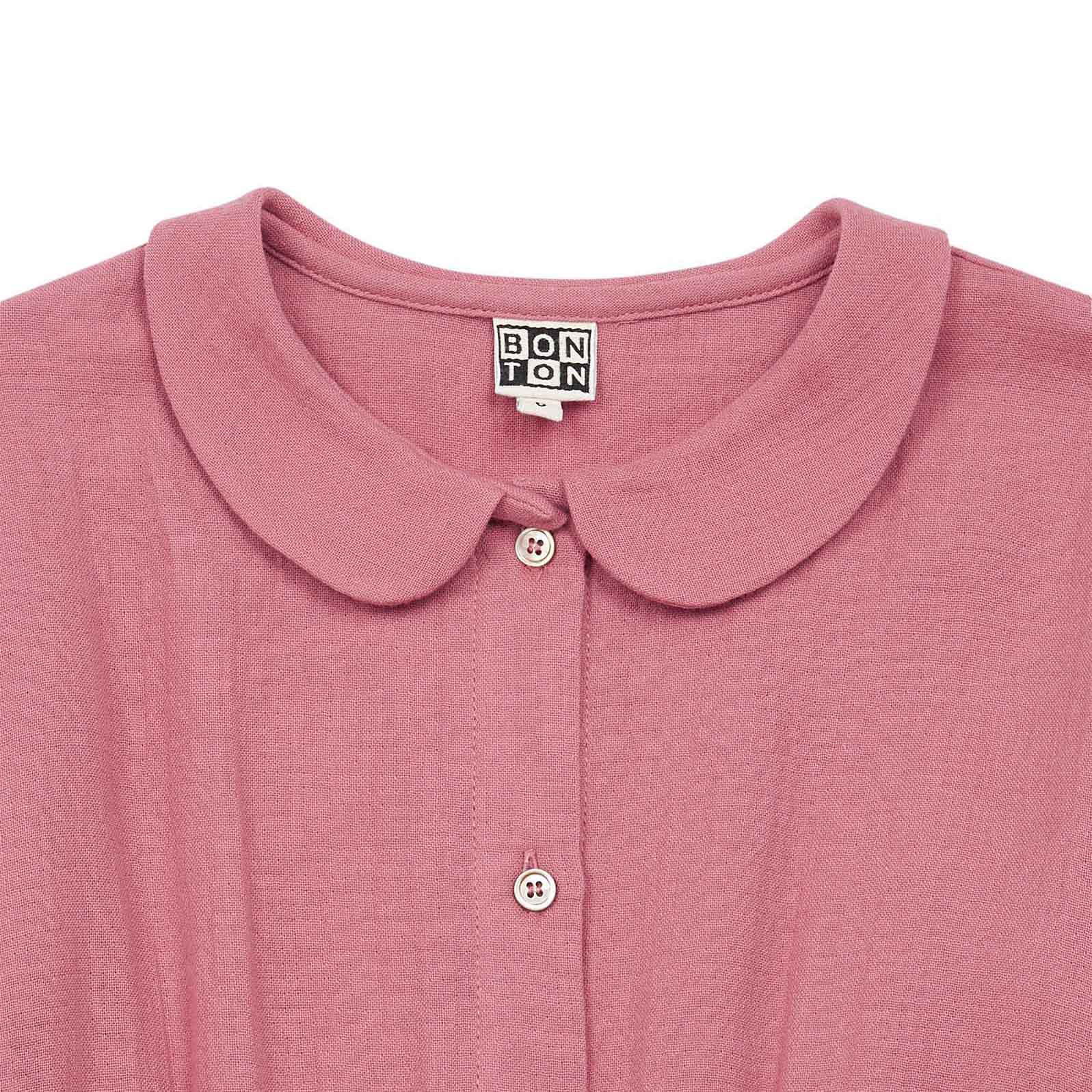 Girls Pink Cotton Dress