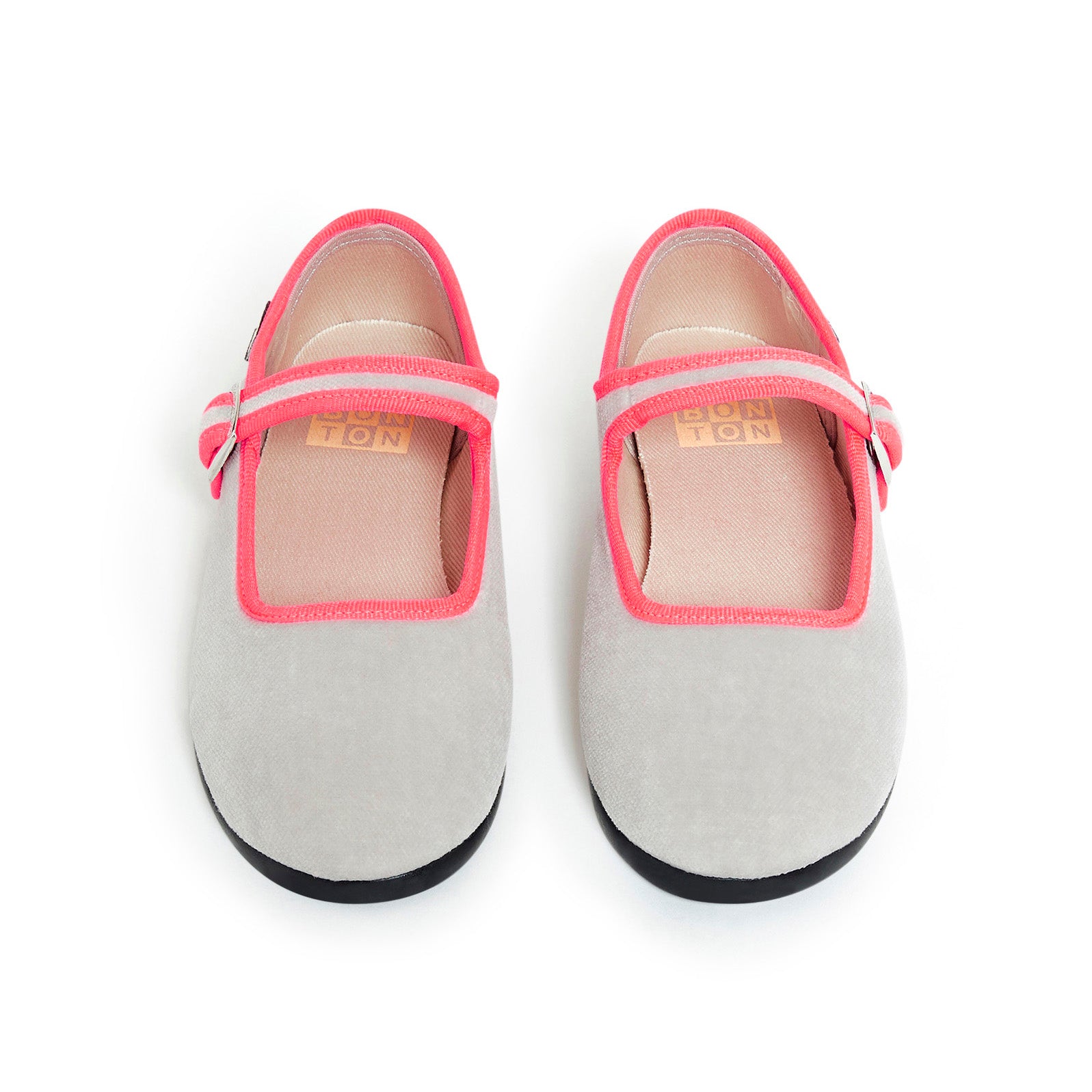 Girls Grey Flat Shoes