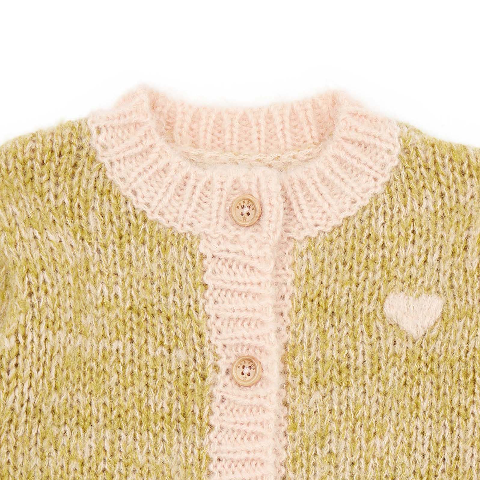 Baby Boys & Girls Green Cardigan