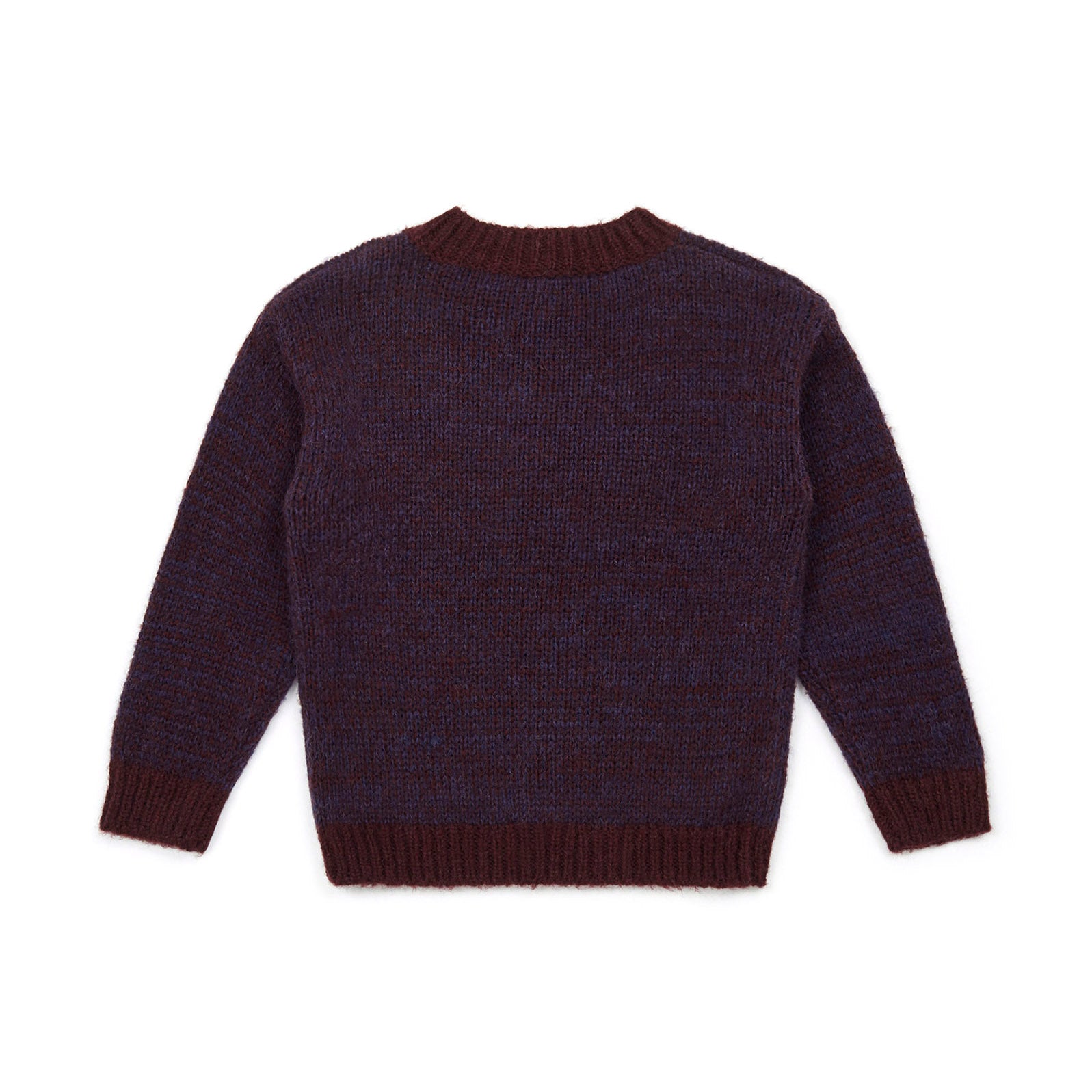 Boys Dark Red Logo Sweater