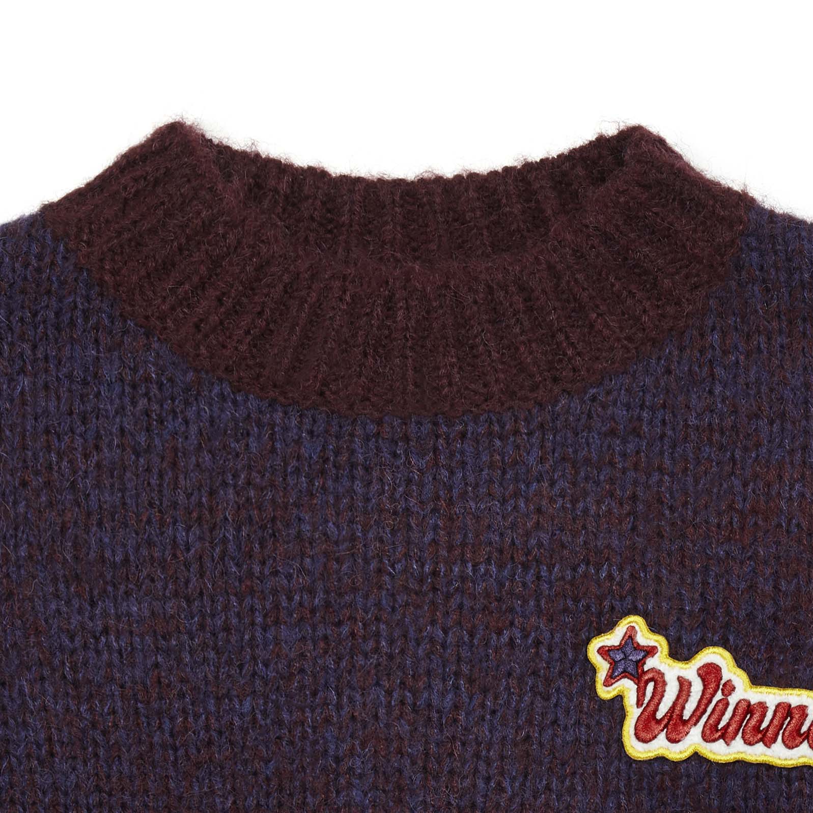 Boys Dark Red Logo Sweater