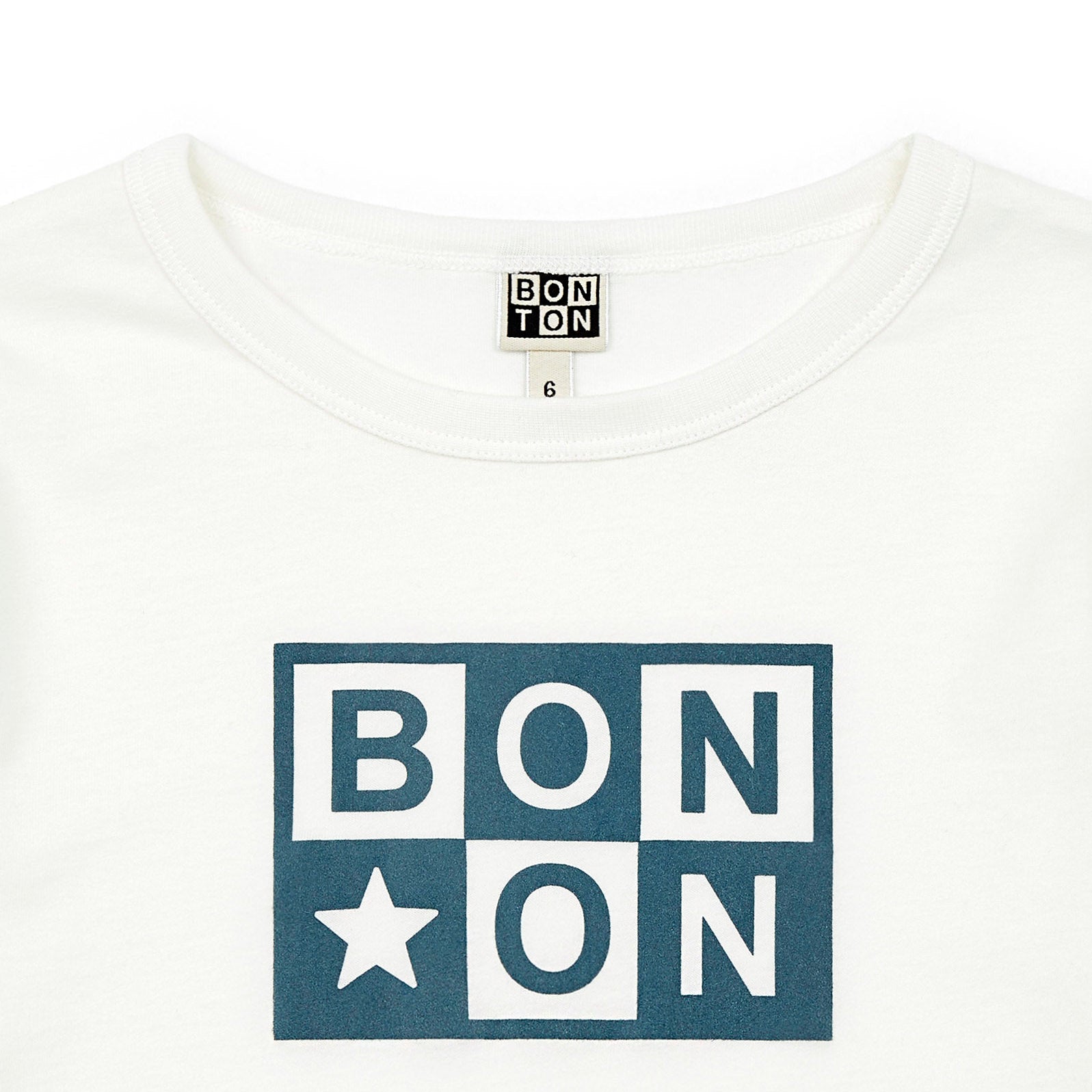 Boys White Logo Cotton T-Shirt