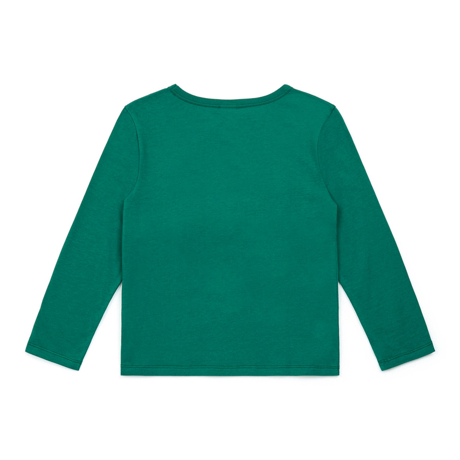 Boys Green Logo Cotton T-Shirt