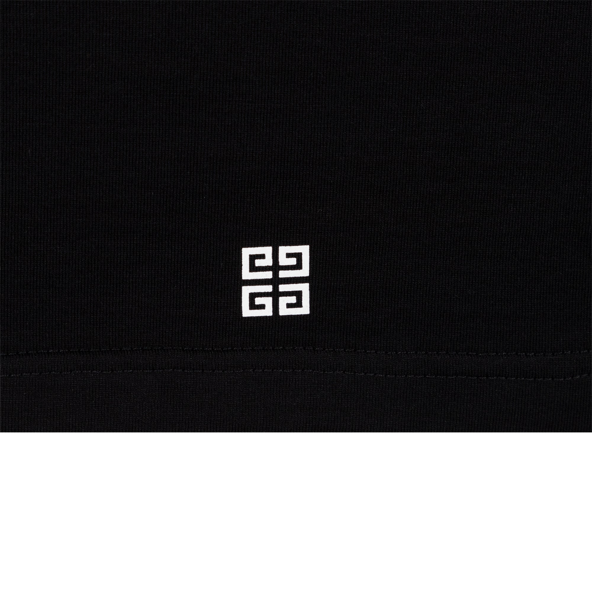 Boys Black Logo Cotton T-Shirt