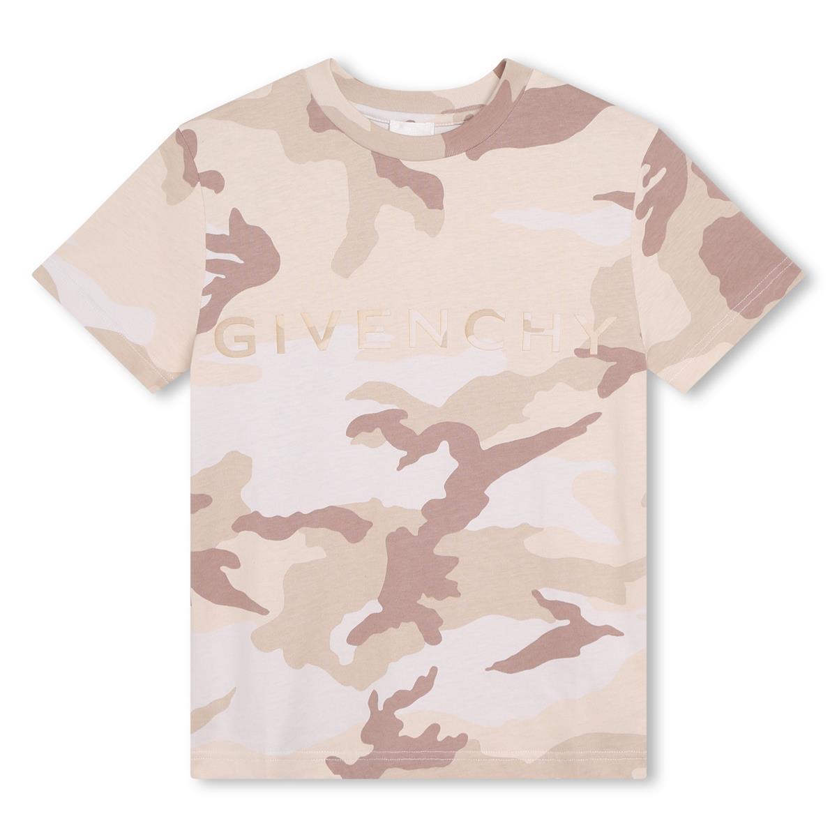 Boys Beige Logo T-Shirt