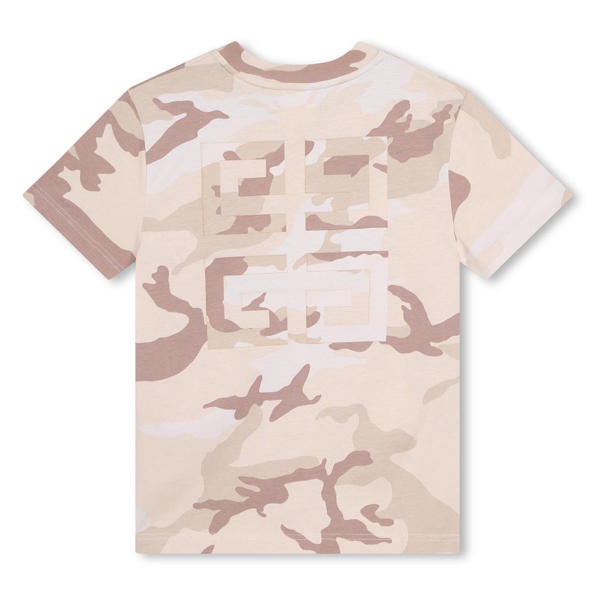 Boys Beige Logo T-Shirt