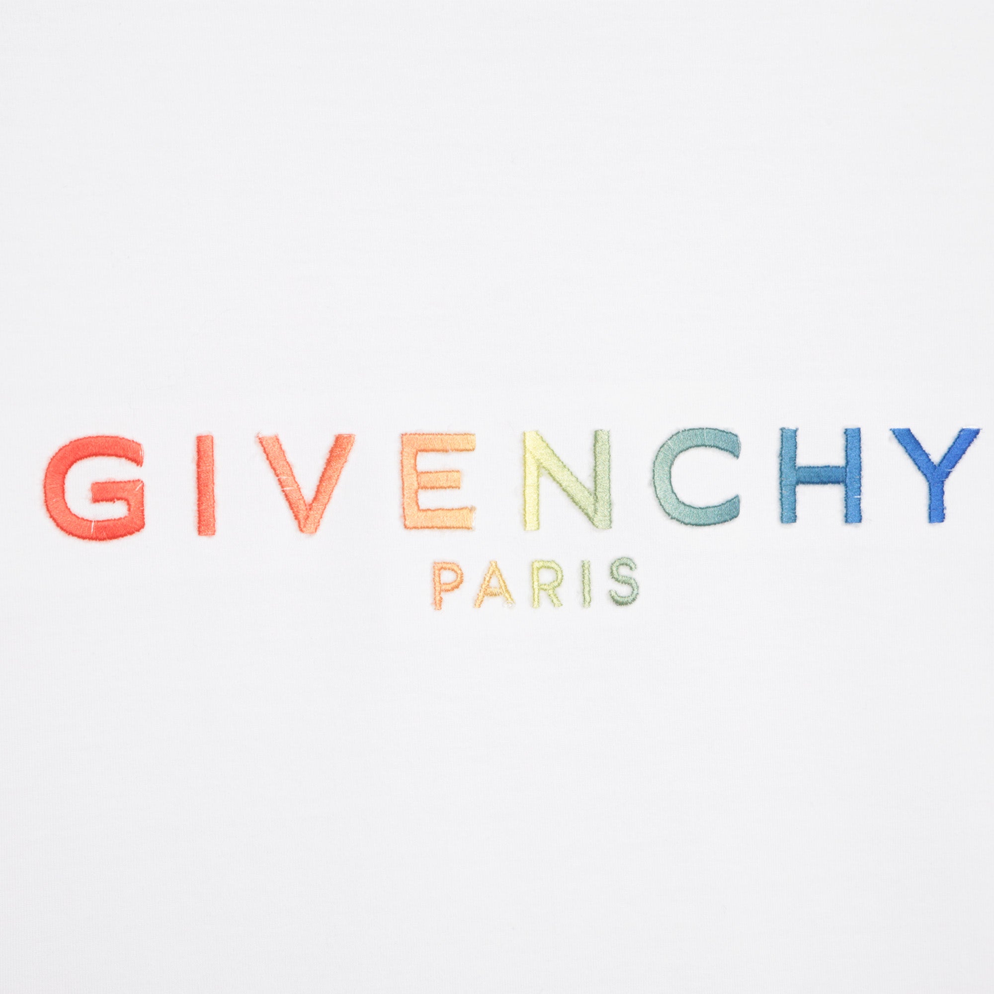 Boys White Logo Cotton T-Shirt