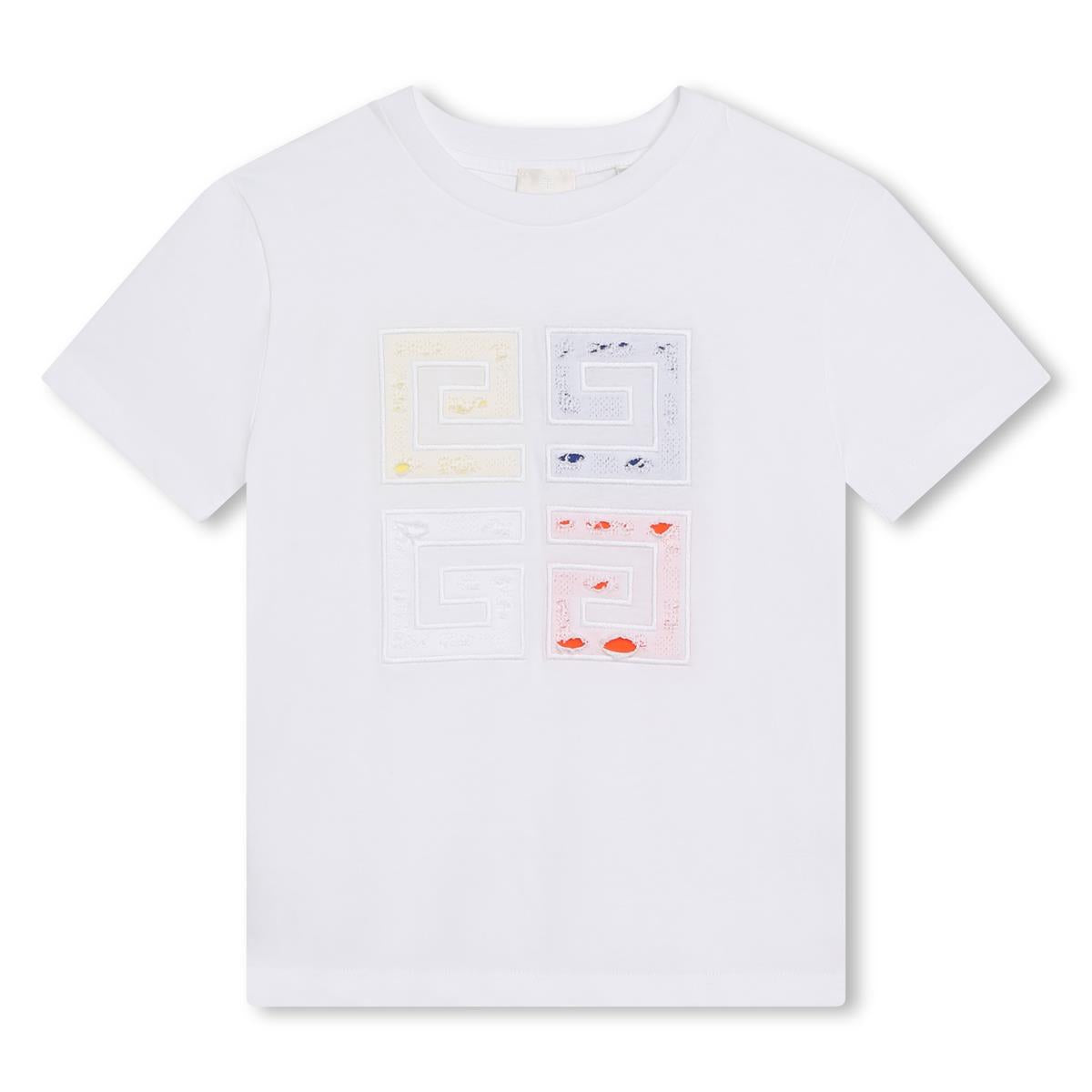 Boys & Girls White Logo T-Shirt