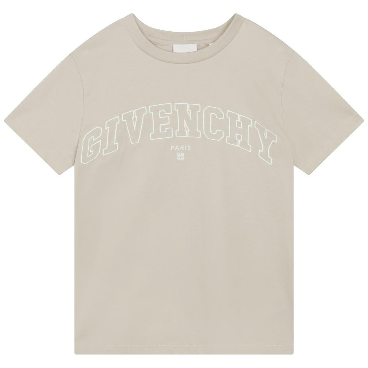 Boys & Girls Beige Logo T-Shirt