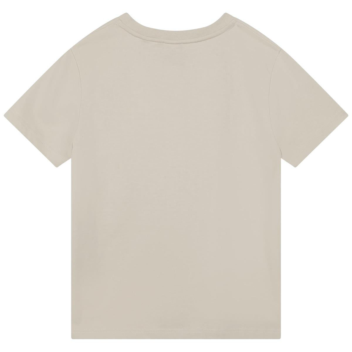 Boys & Girls Beige Logo T-Shirt