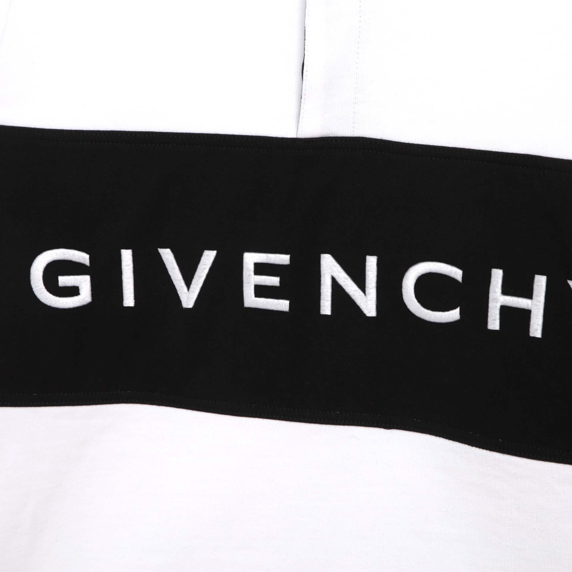 Boys White Logo Cotton Polo Shirt