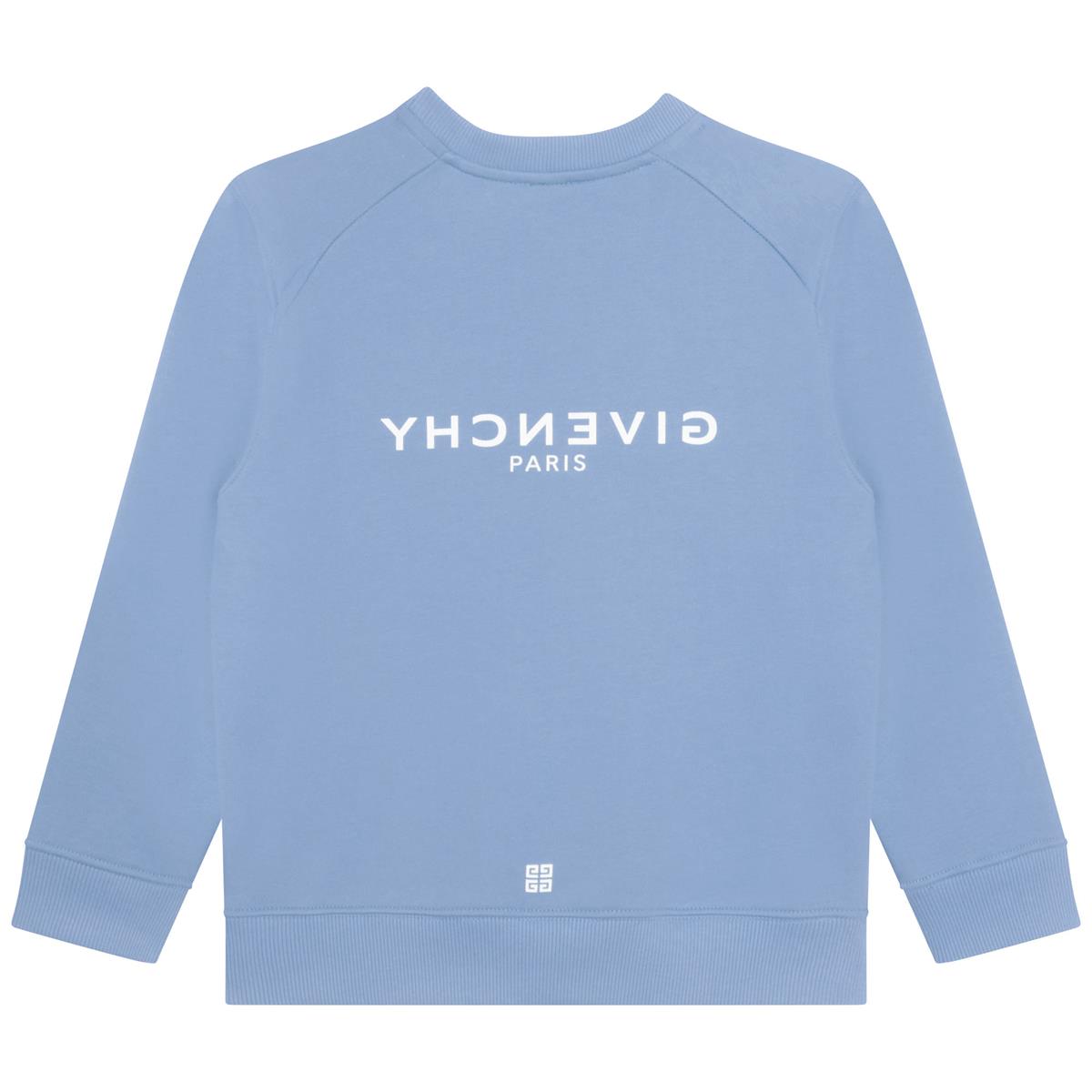 Boys Blue Logo Sweatshirt