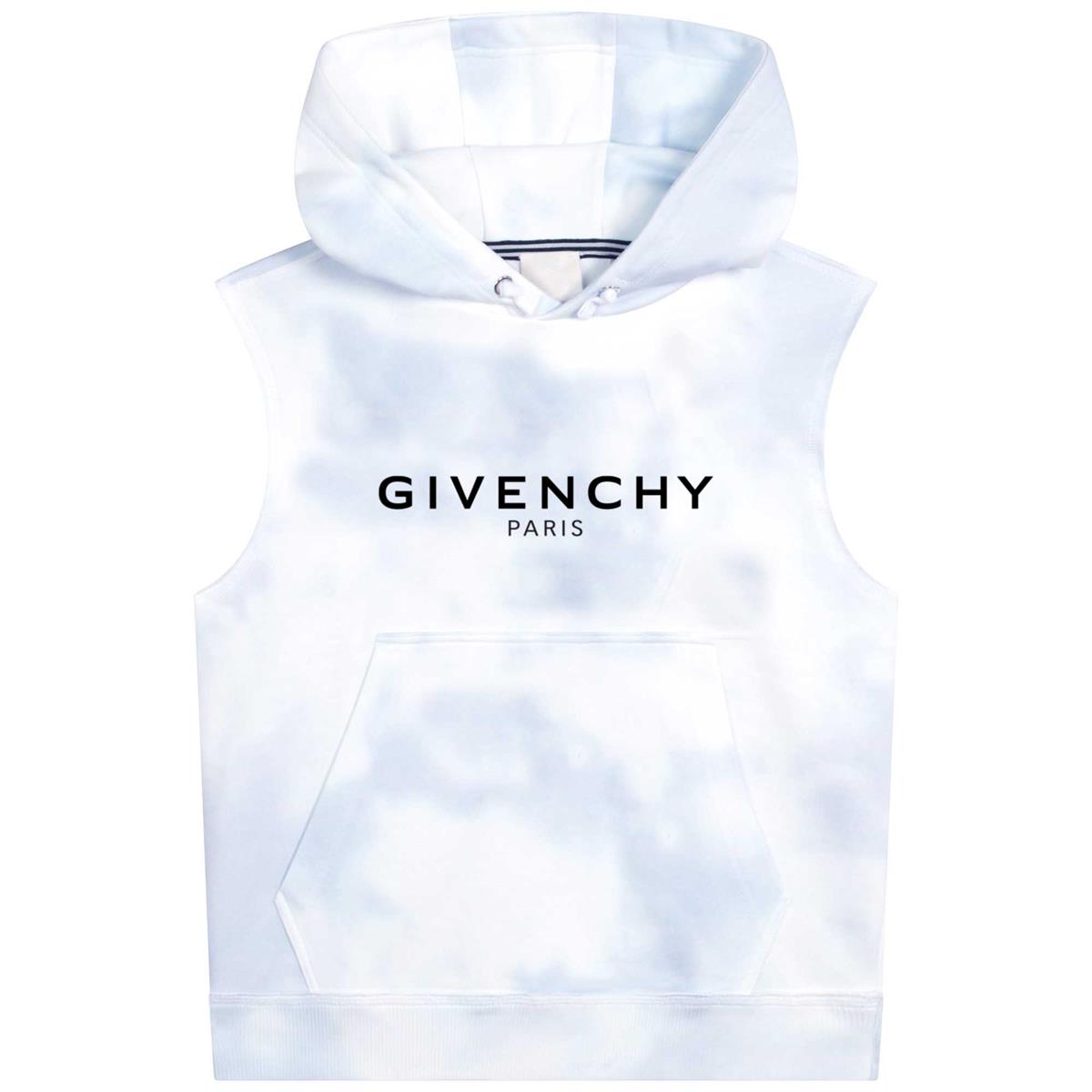 Boys & Girls White Hooded Vest