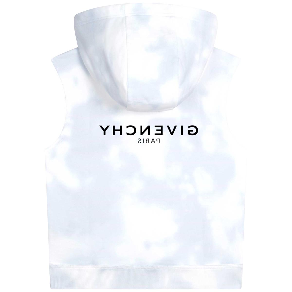 Boys & Girls White Hooded Vest